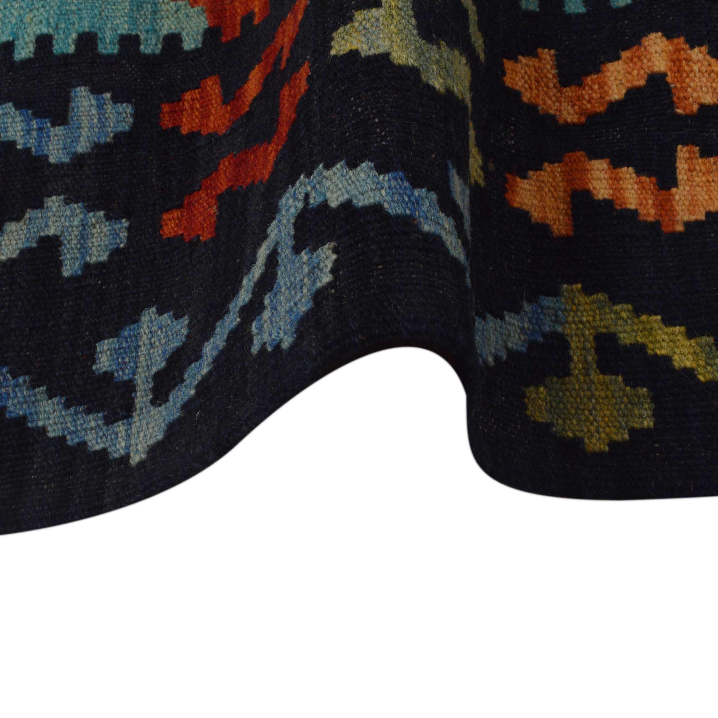 Handmade Wool Kilim Area Rug Premium Oriental 72x100in (ID P36082)