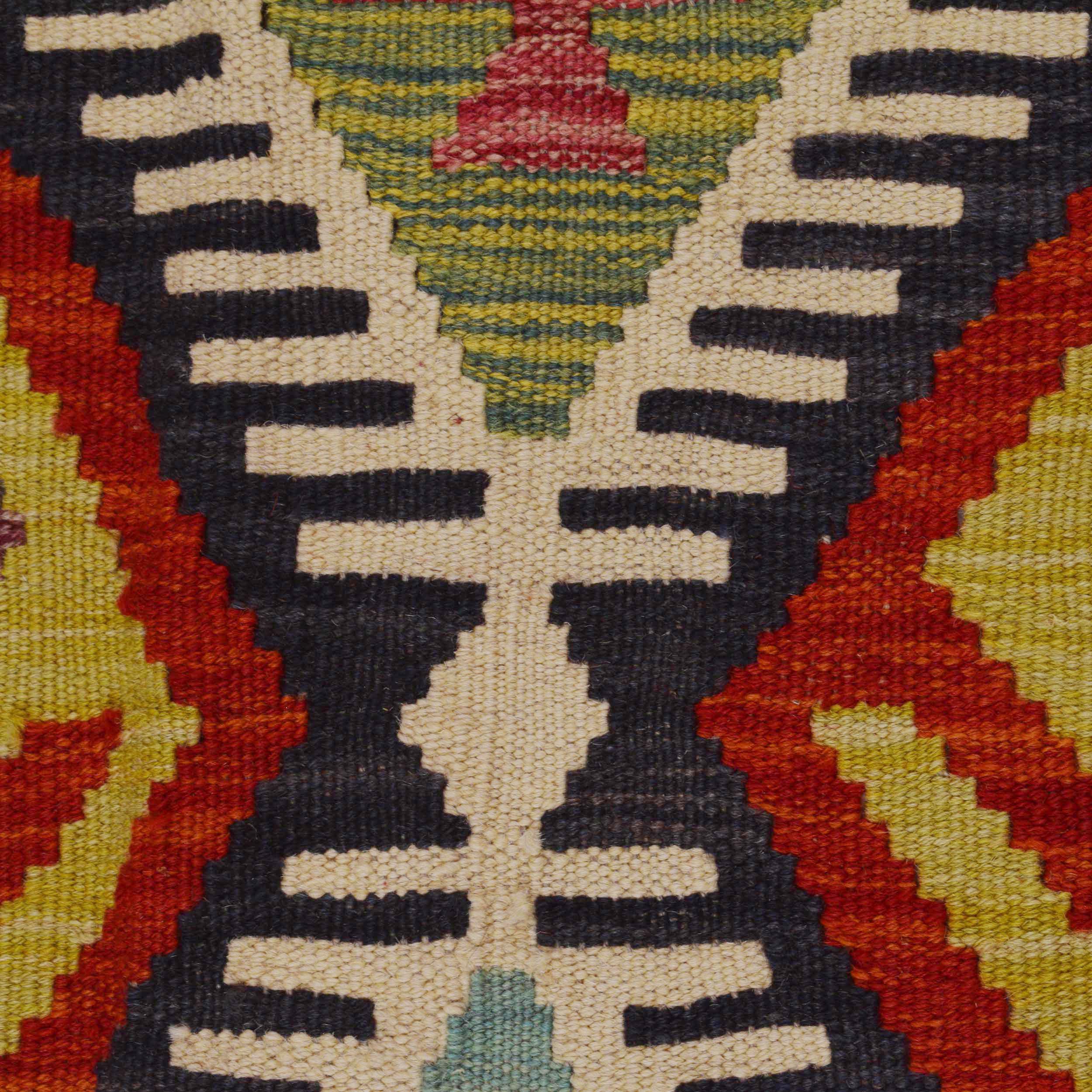 Handmade Wool Kilim Area Rug, Premium Oriental Carpet (ID P36085)