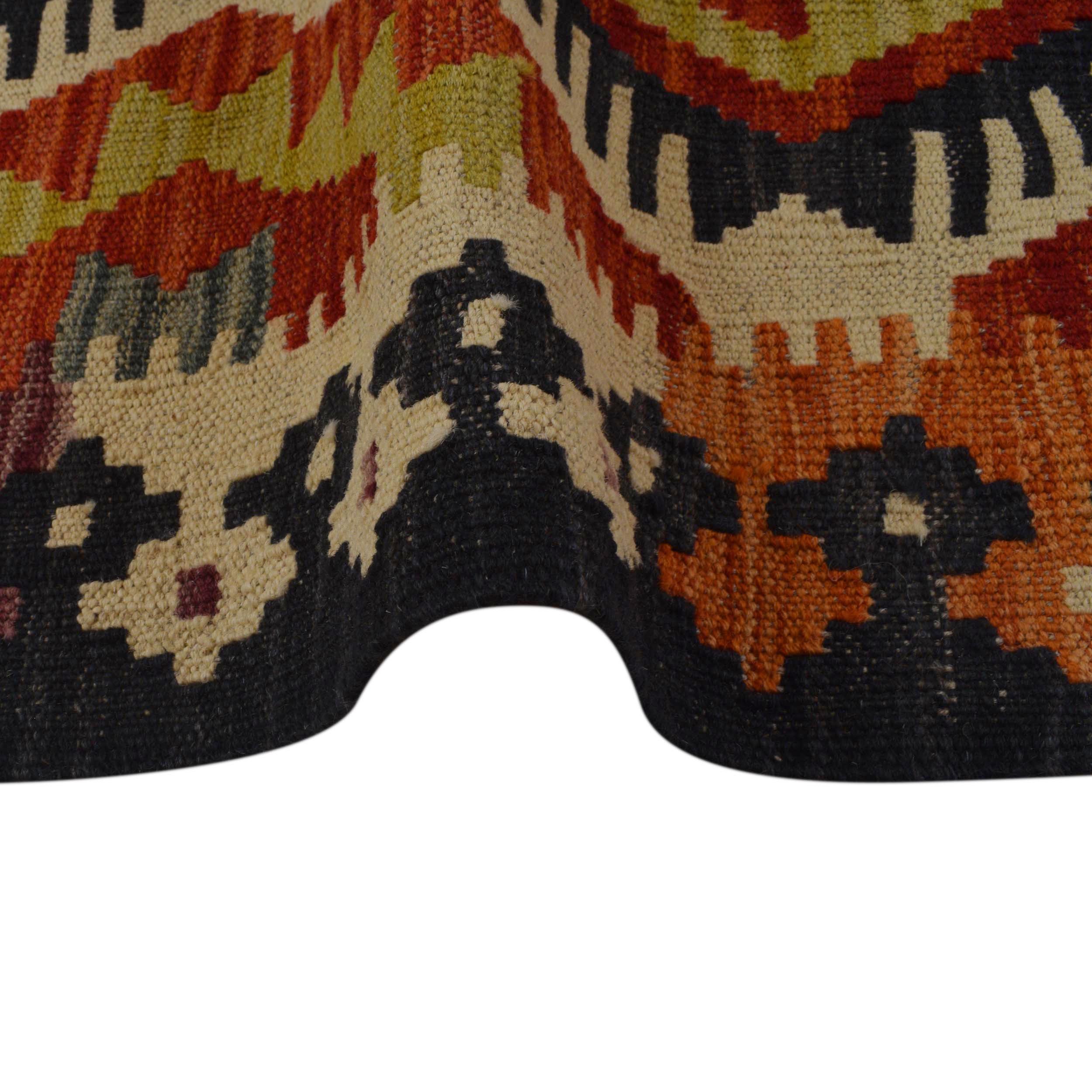 Handmade Wool Kilim Area Rug, Premium Oriental Carpet (ID P36085)