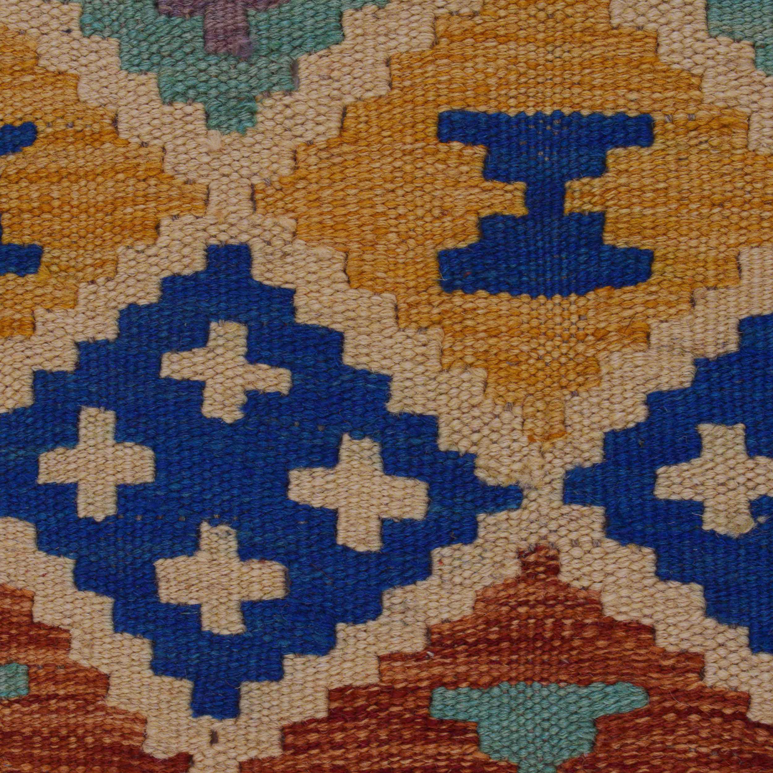 Handmade Wool Kilim Area Rug 103x150 cm (ID P36087)