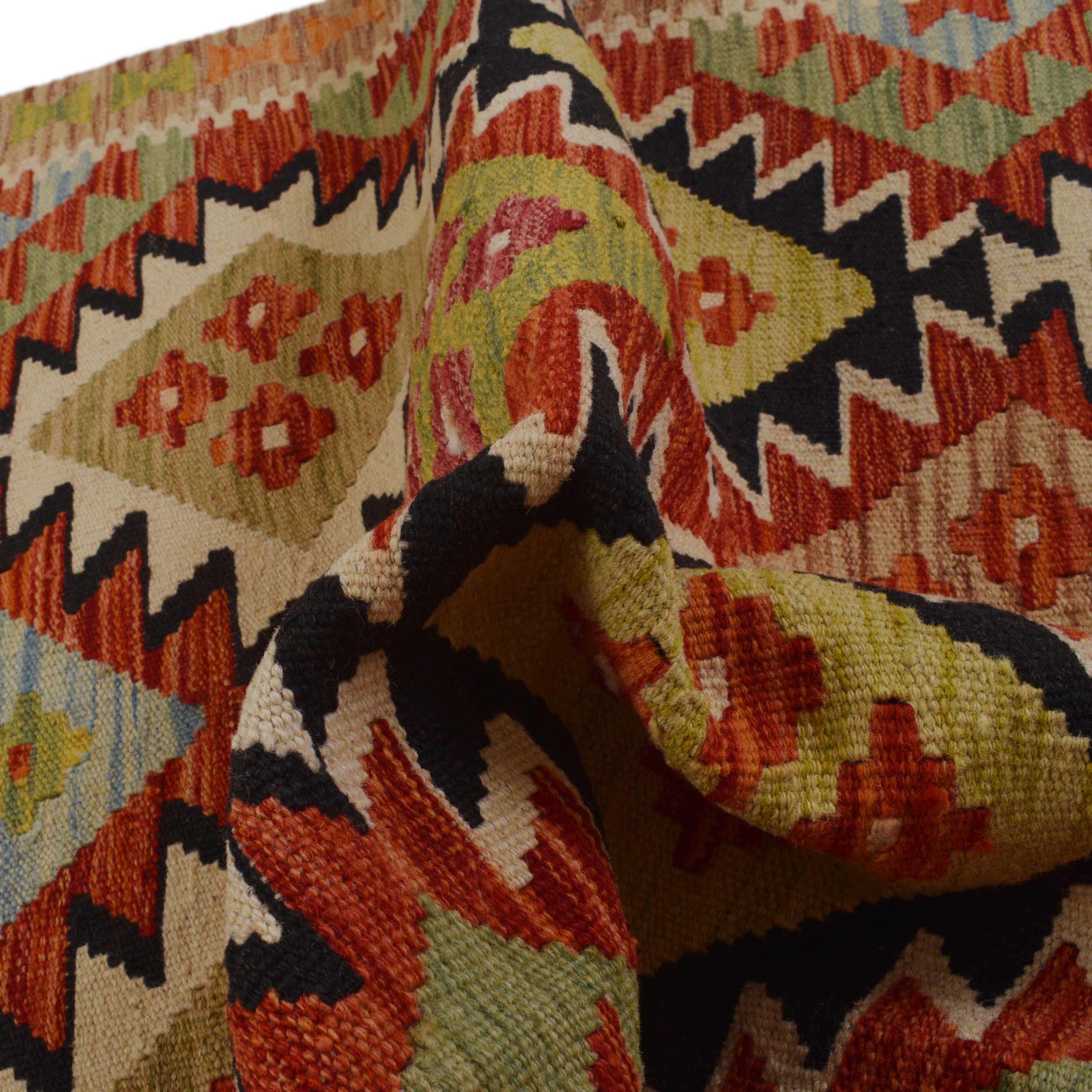 Handmade Wool Kilim Rug 100 x 152 cm (ID 36090)
