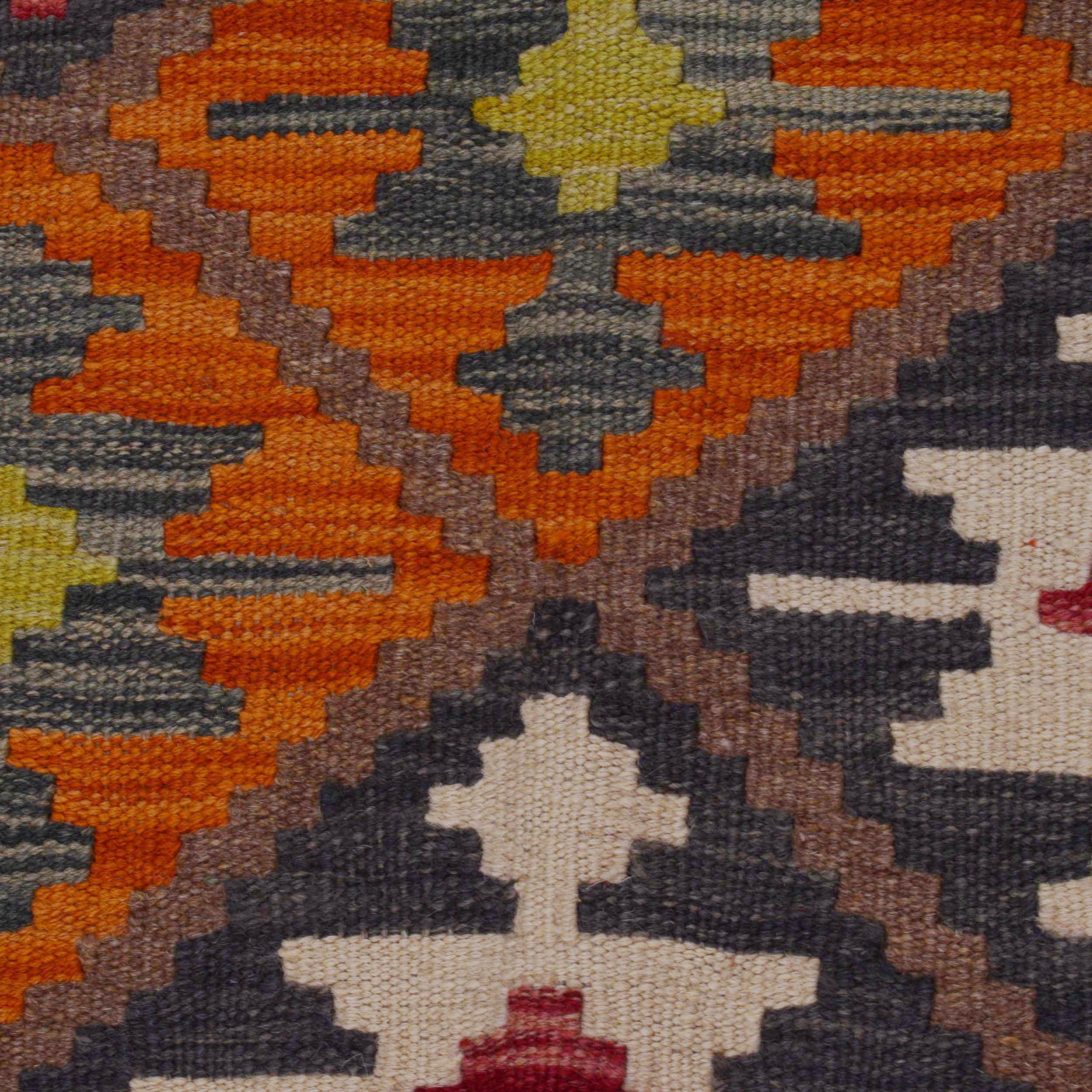 Handmade Wool Kilim Oriental Area Rug 158x203 cm (ID P36098)