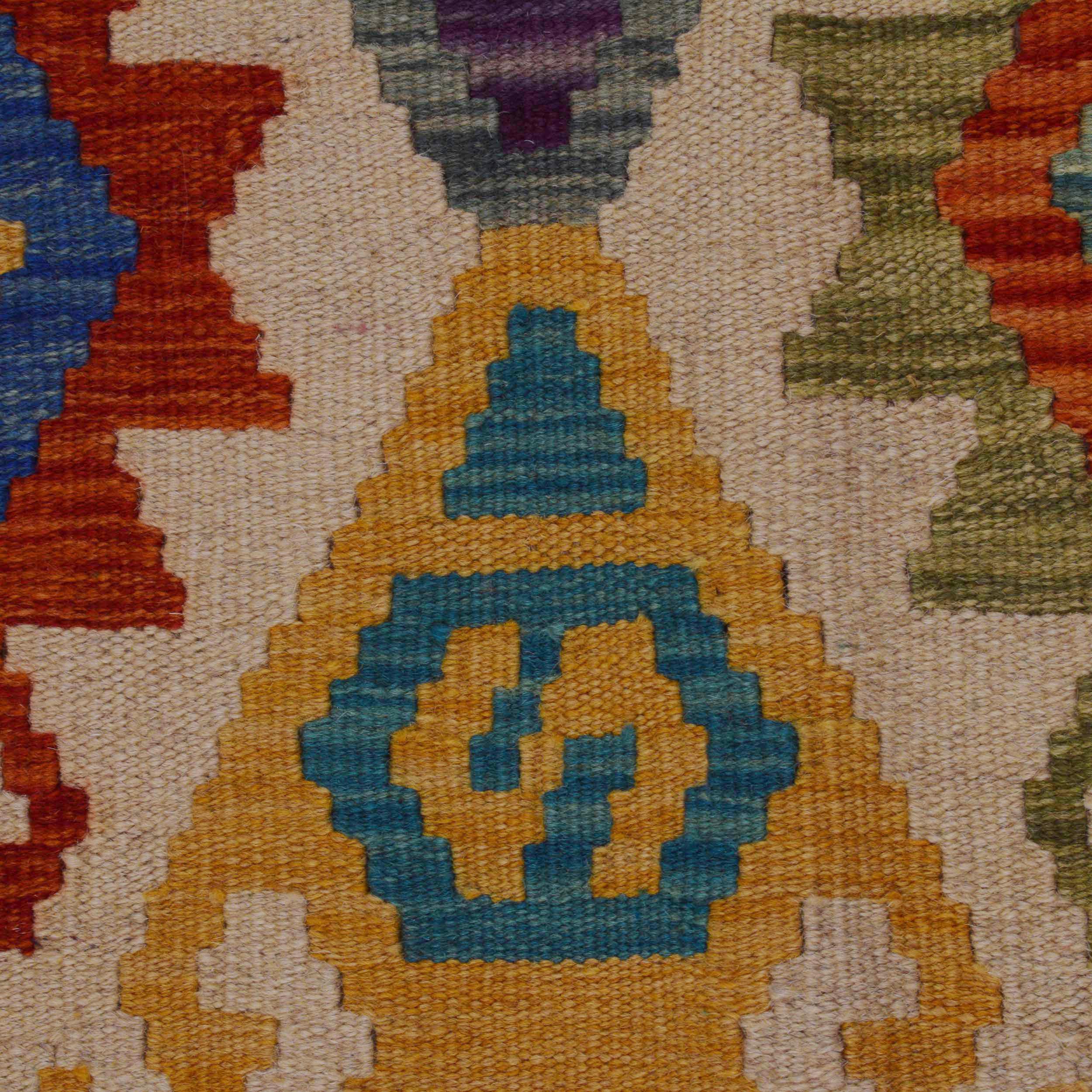 Handmade Wool Kilim Rug 59.8 x 81.1 in (ID P36099)