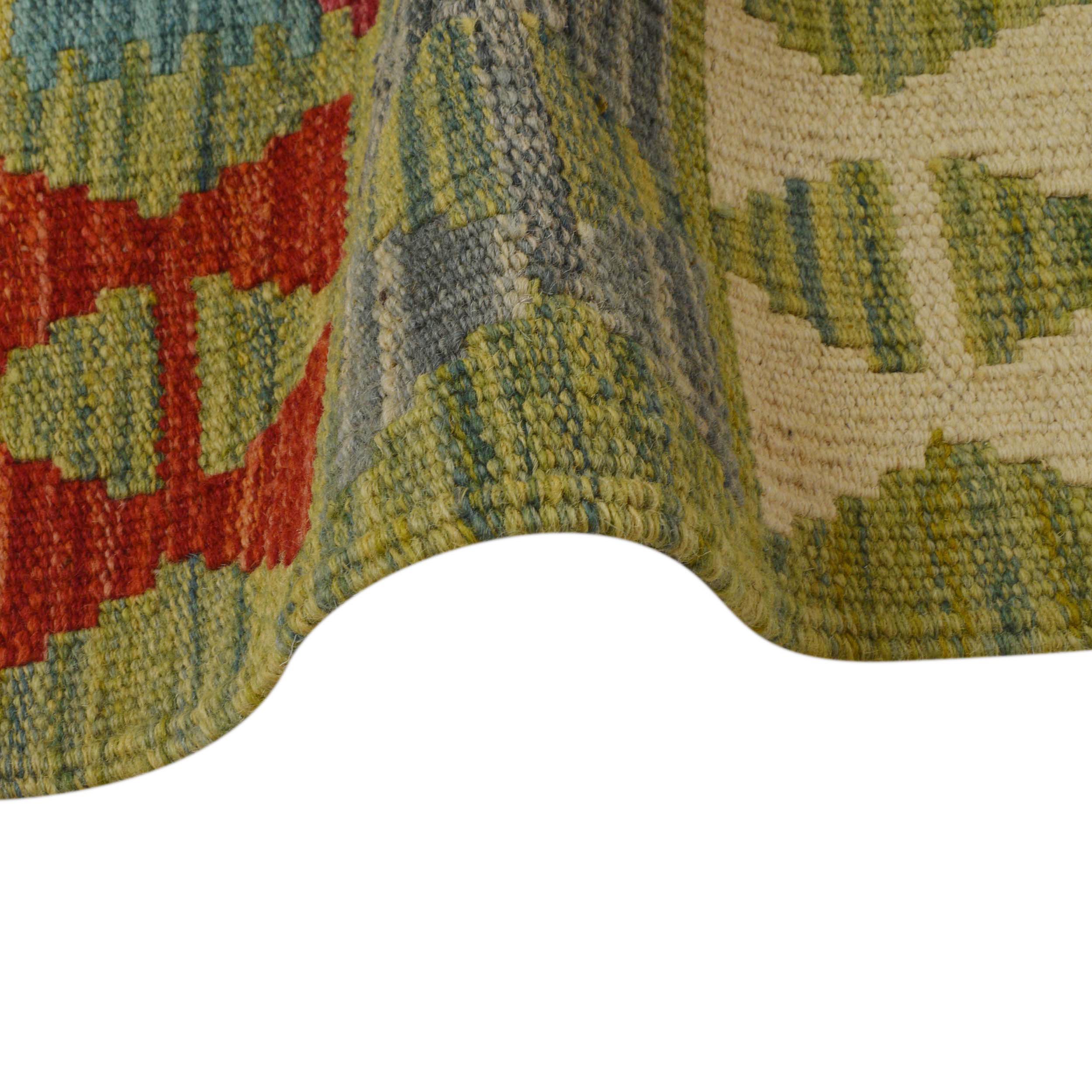 Handmade Wool Area Rug 154 x 197 cm (ID P36100)