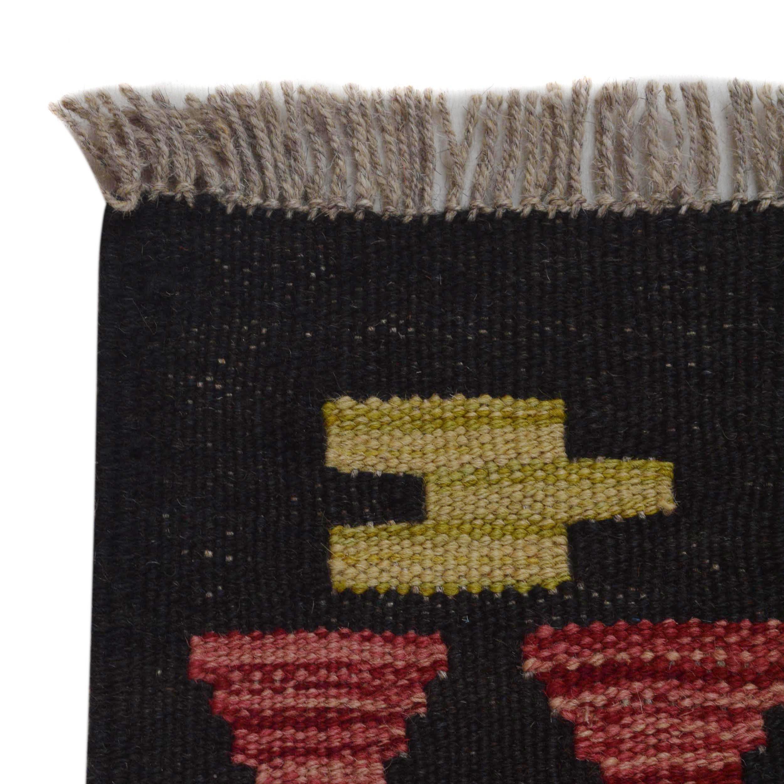 Handmade Premium Wool Area Rug 154 x 193 cm (ID P36103)