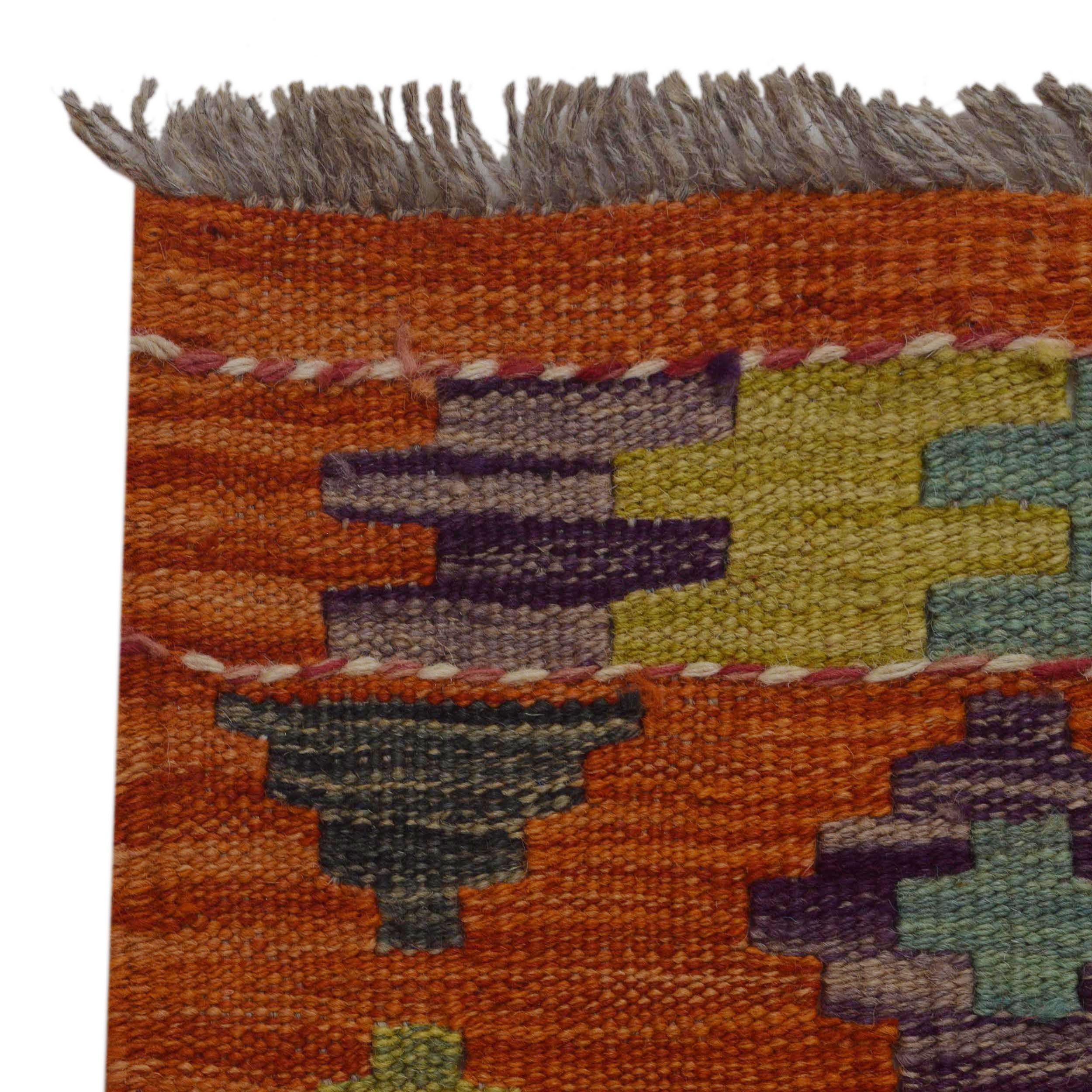 Handmade Wool Area Rug 130 x 166 cm (ID P36112)