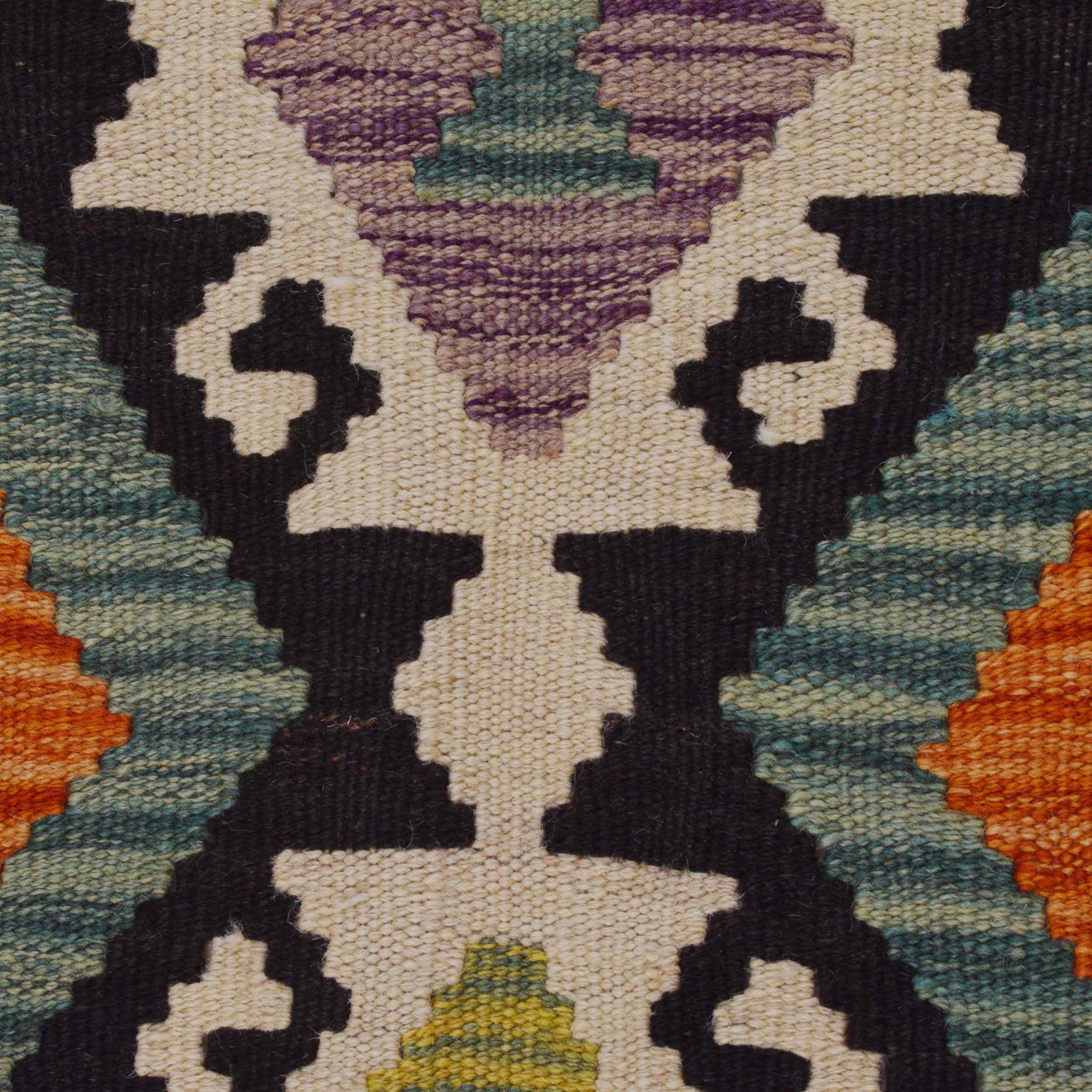 Handmade Wool Area Rug 130 x 166 cm (ID P36112)