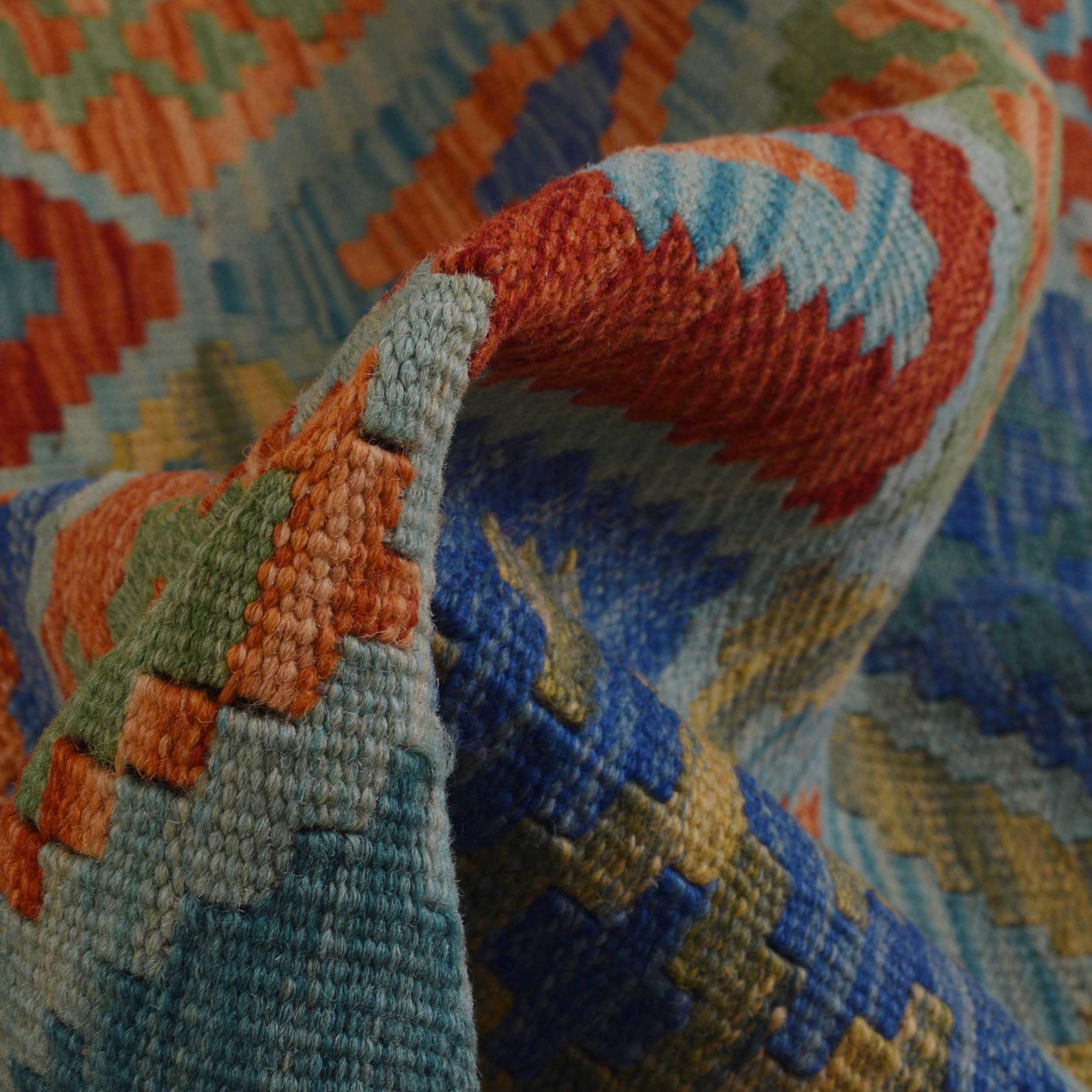 Handmade Wool Area Rug 124 x 167 cm (ID P36115)