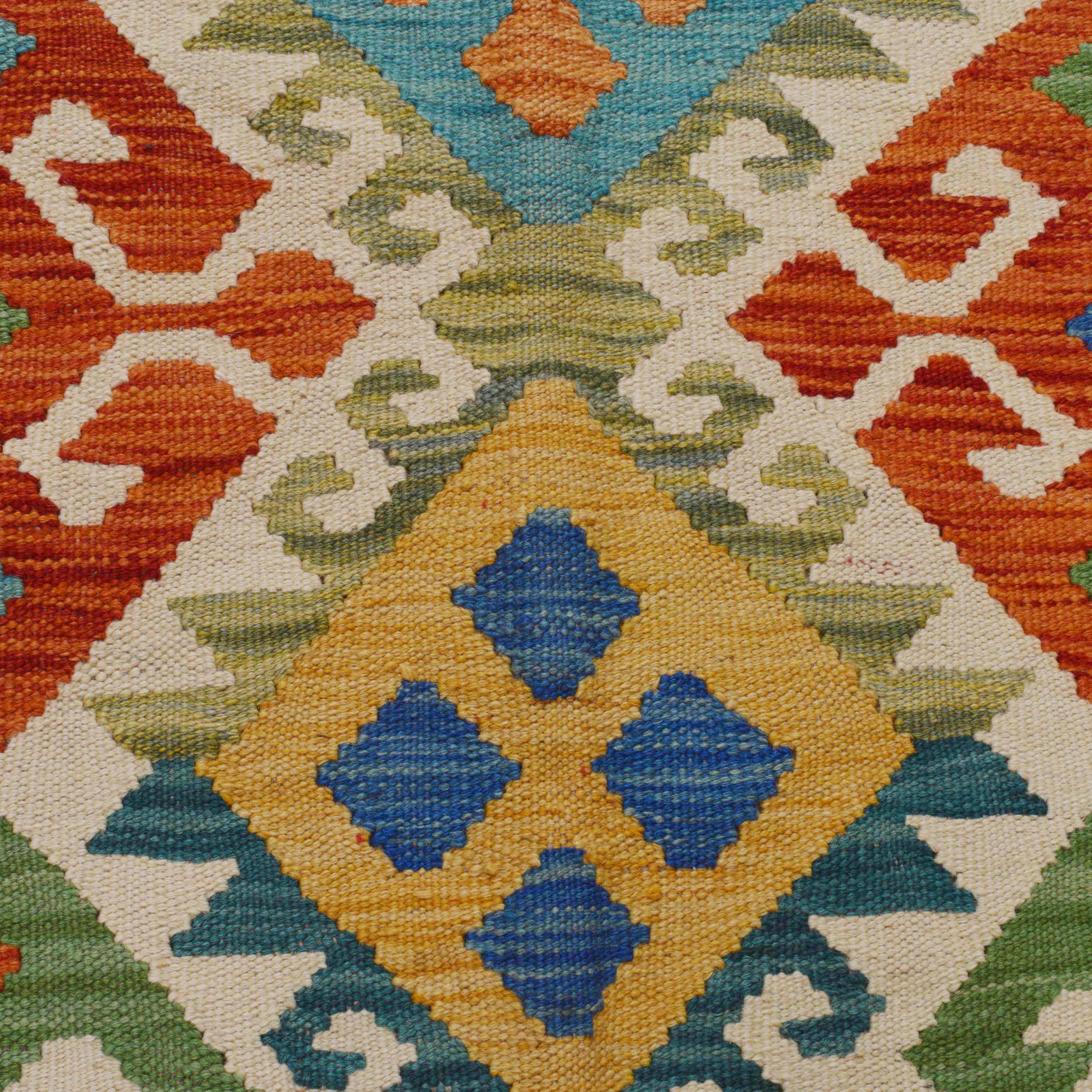 Handmade Wool Kilim Rug 122 x 177 cm (ID P36117)