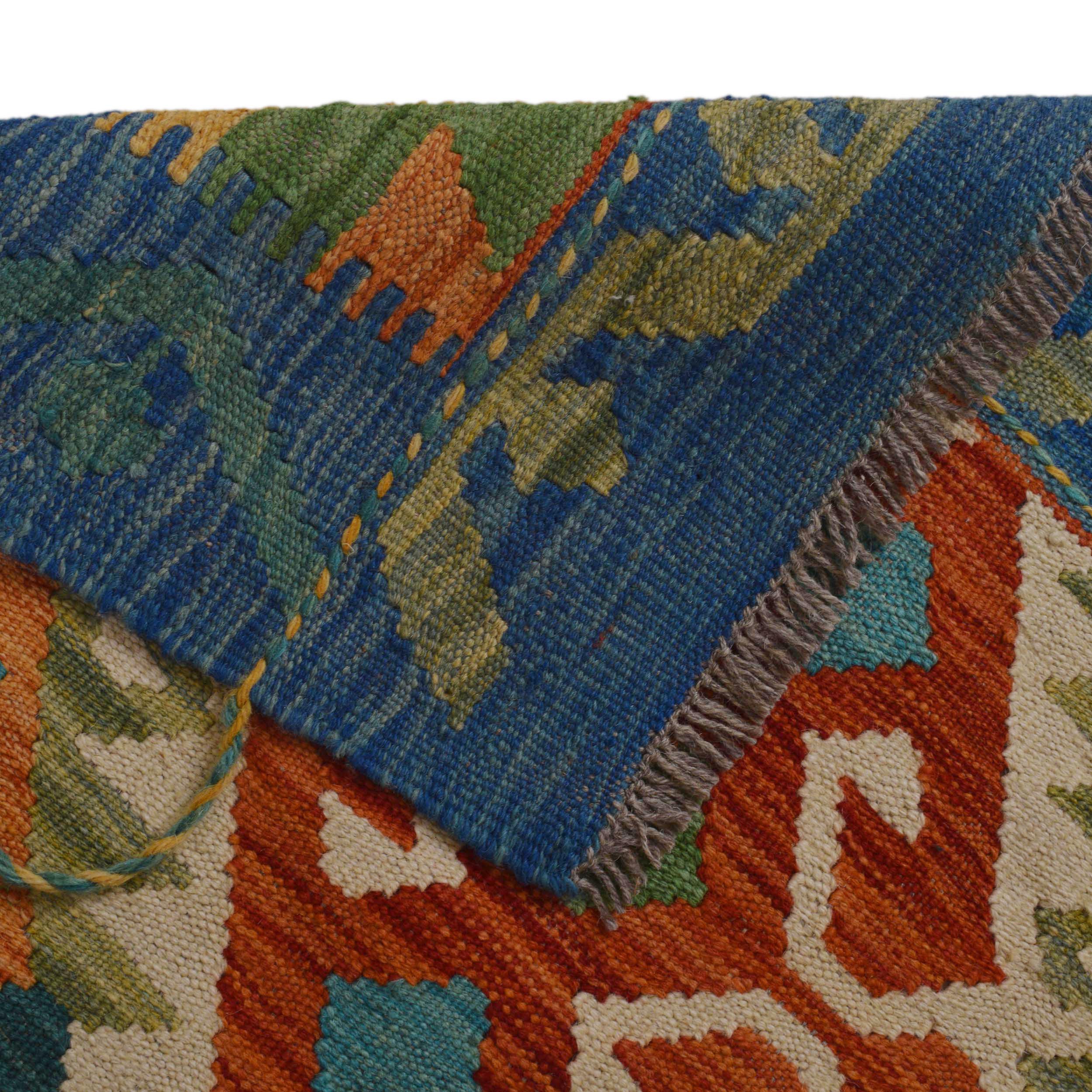 Handmade Wool Kilim Rug 122 x 177 cm (ID P36117)