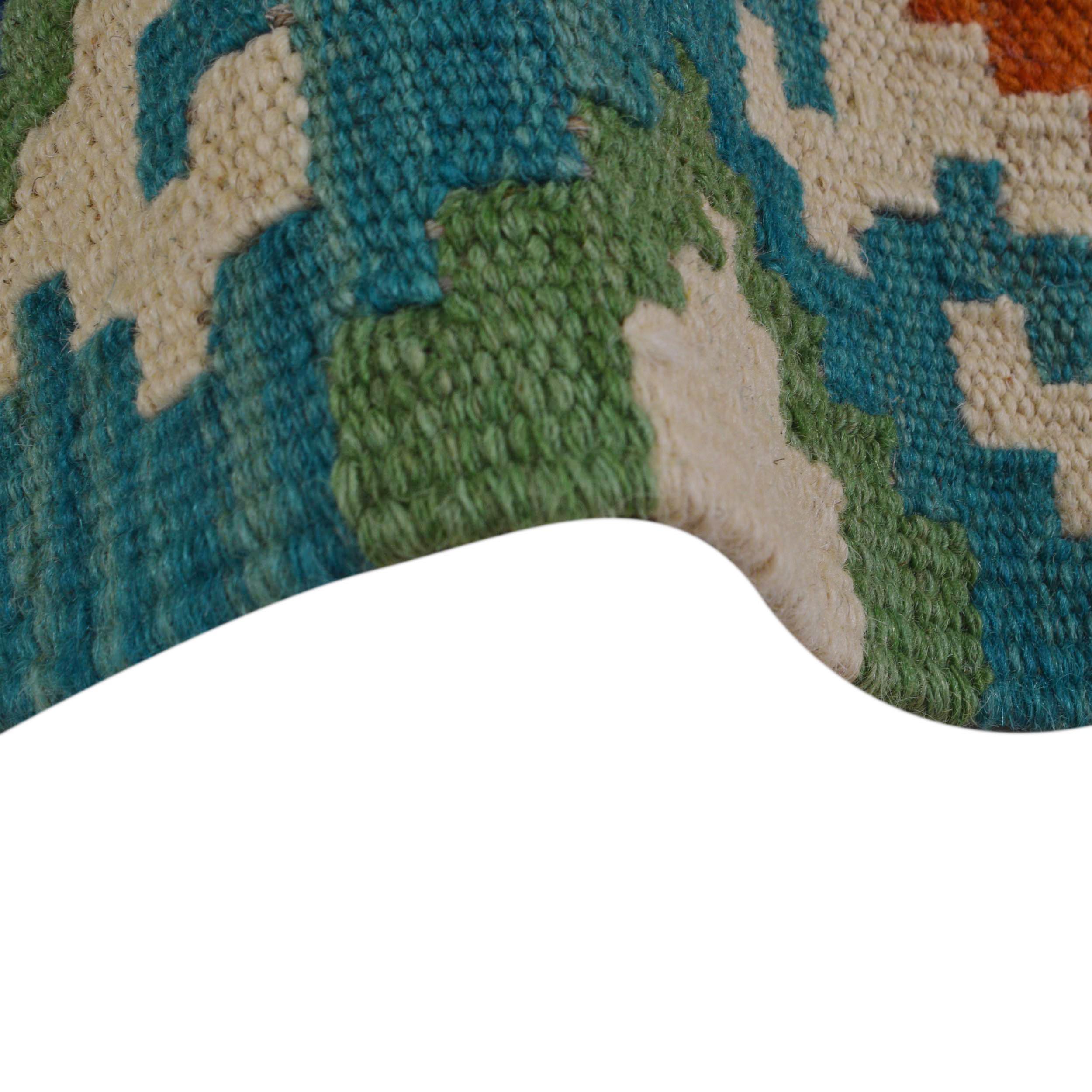 Handmade Wool Kilim Rug 132 x 169 cm (ID P36118)