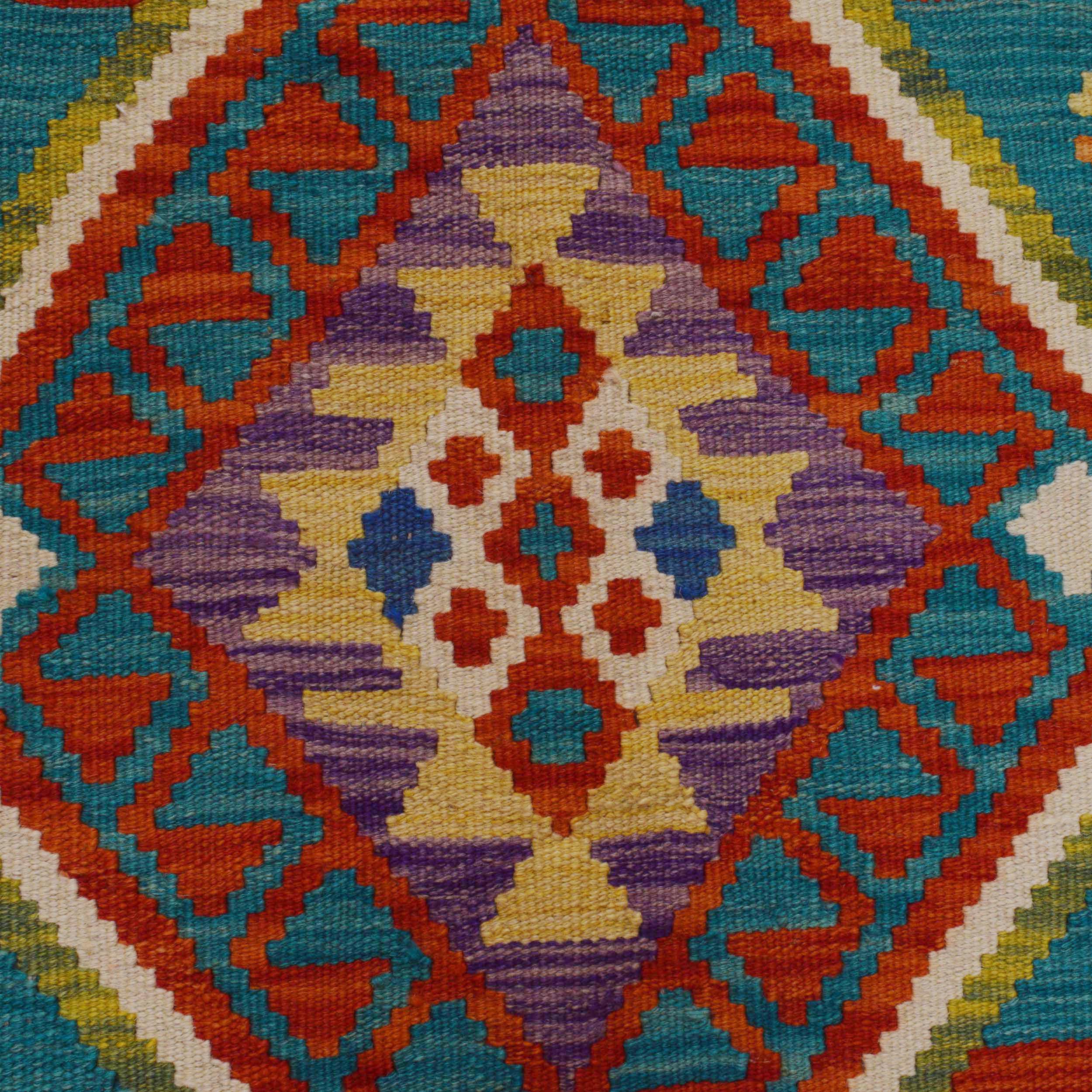 Handmade Wool Area Rug 122 x 170 cm (ID P36119)