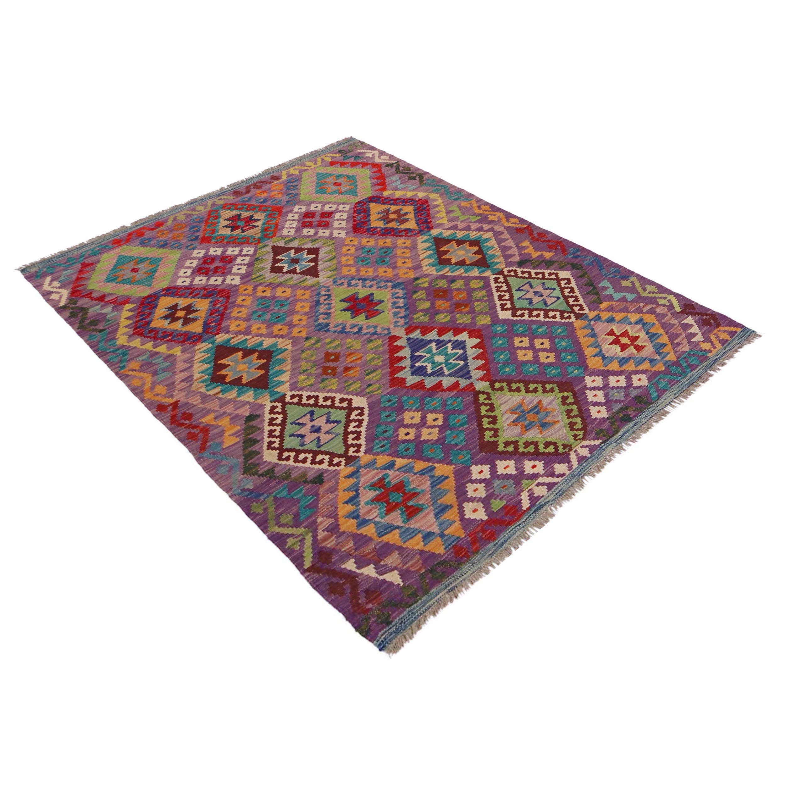 Handmade Wool Kilim Area Rug Premium Flatweave 49x70 (ID P36126)