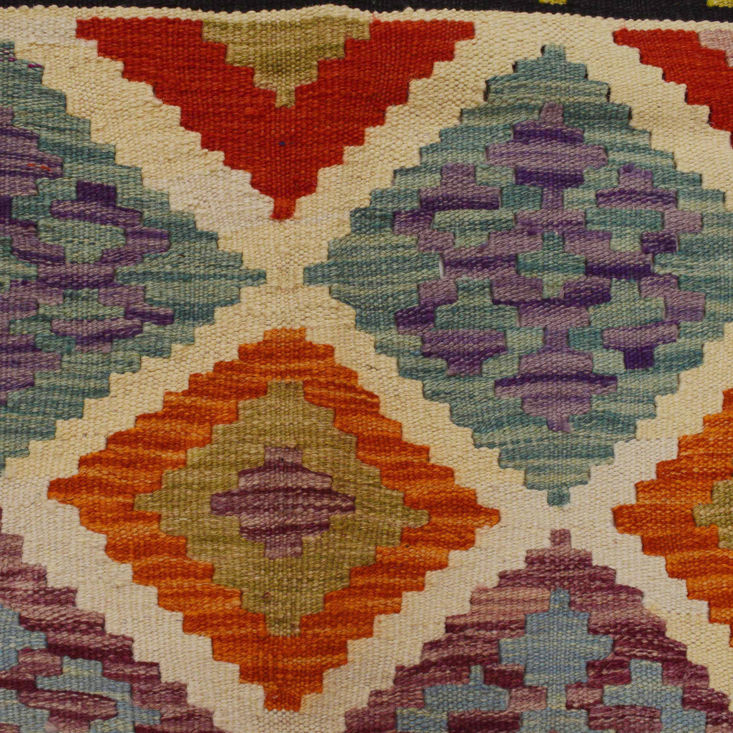 Handmade Wool Kilim Rug 126 x 172 cm (ID P36130)