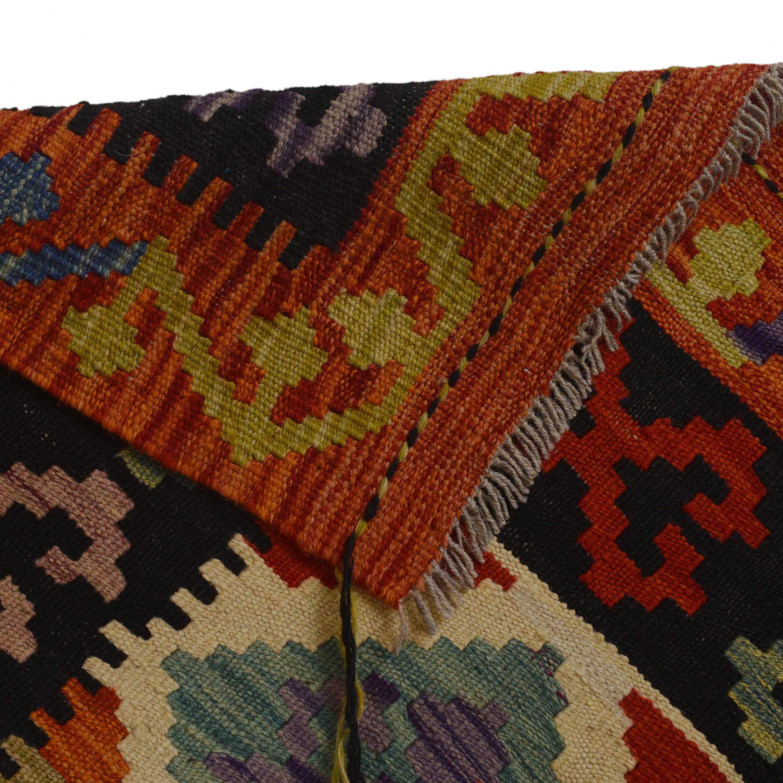 Handmade Wool Kilim Rug 126 x 172 cm (ID P36130)