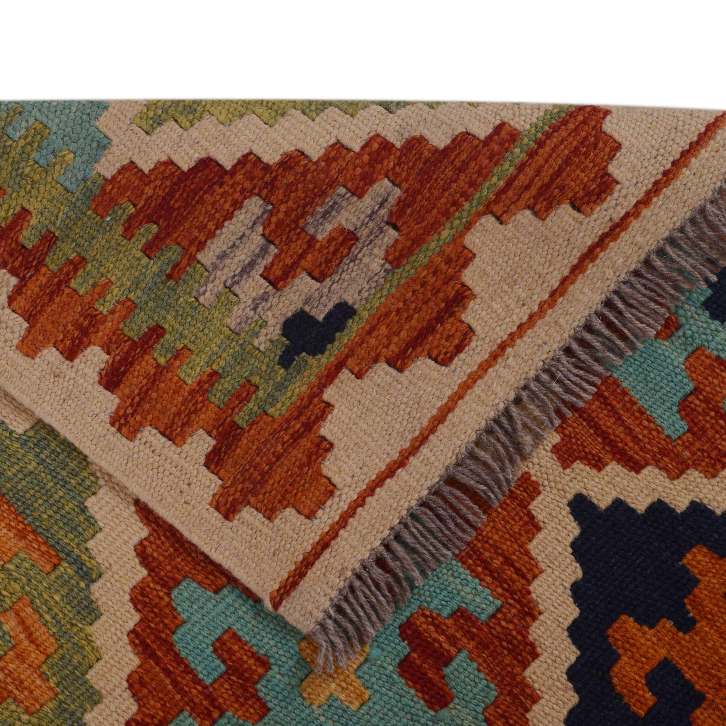 Handmade Wool Kilim Area Rug 43×59 inch (ID P36136)