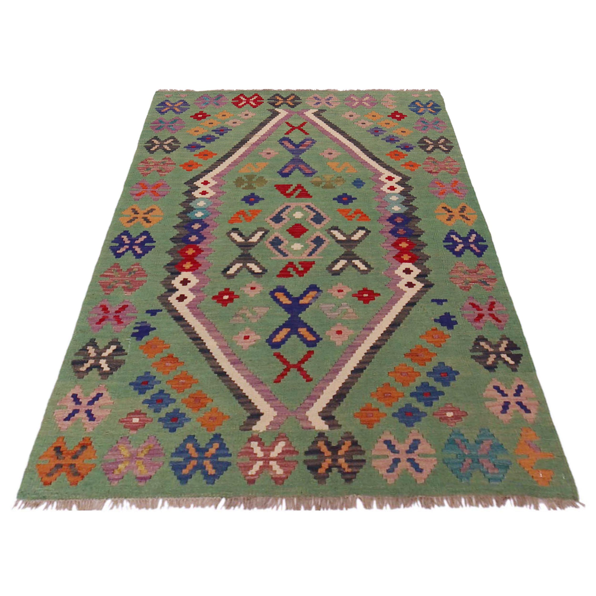 Handmade Wool Kilim Rug 101 x 152 cm (ID P36137)