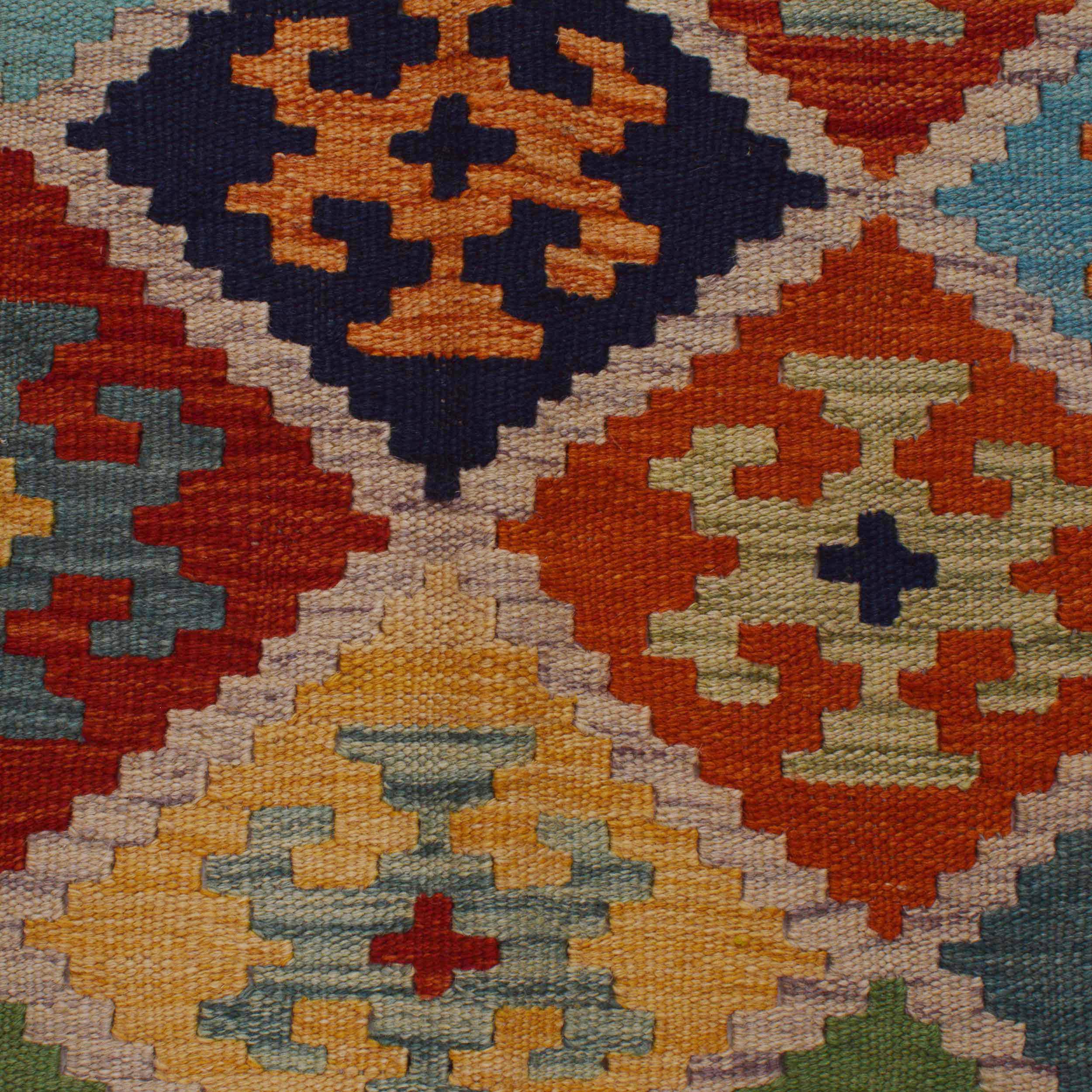 Handmade Wool Kilim Rug 105 x 151 cm (ID P36139)