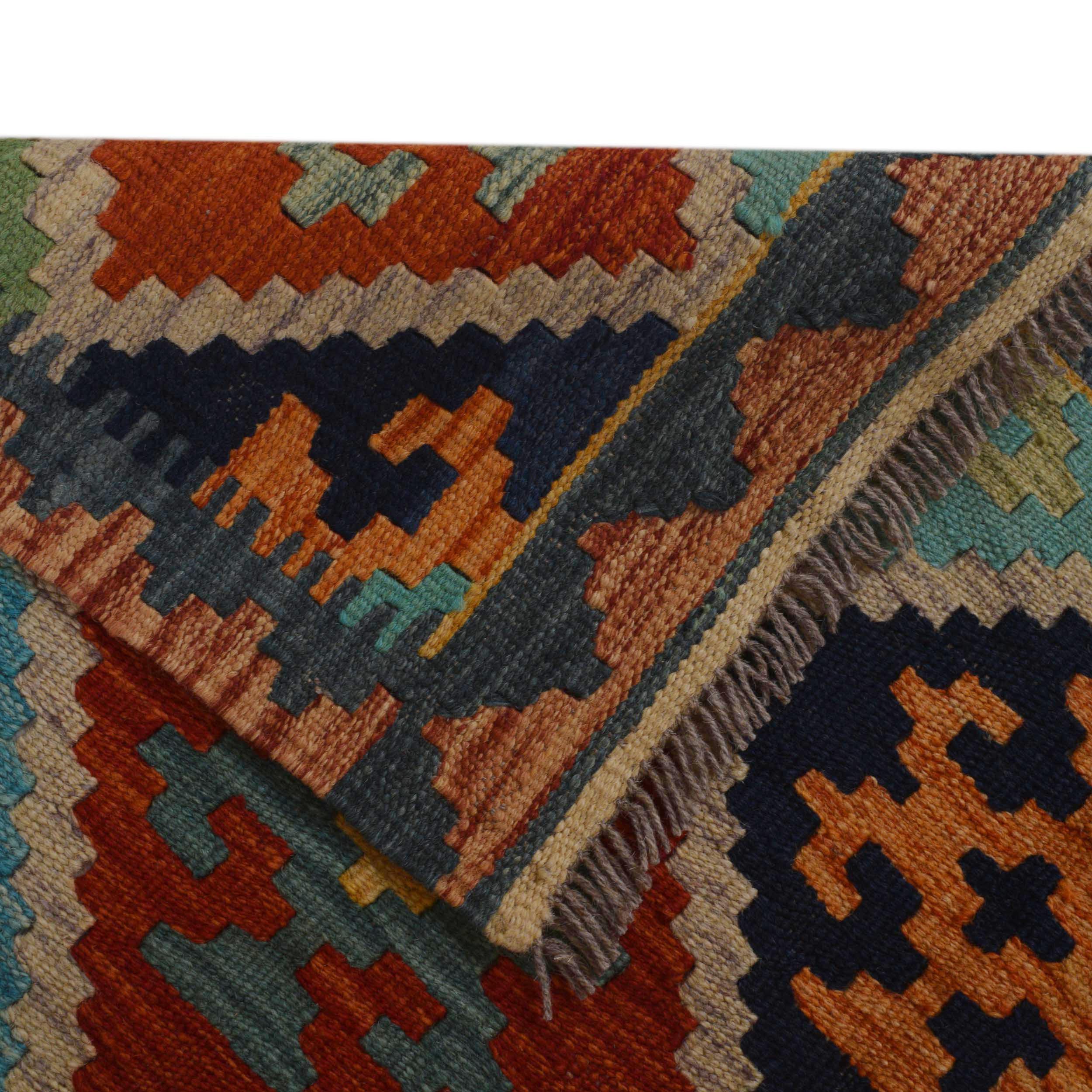 Handmade Wool Kilim Rug 105 x 151 cm (ID P36139)