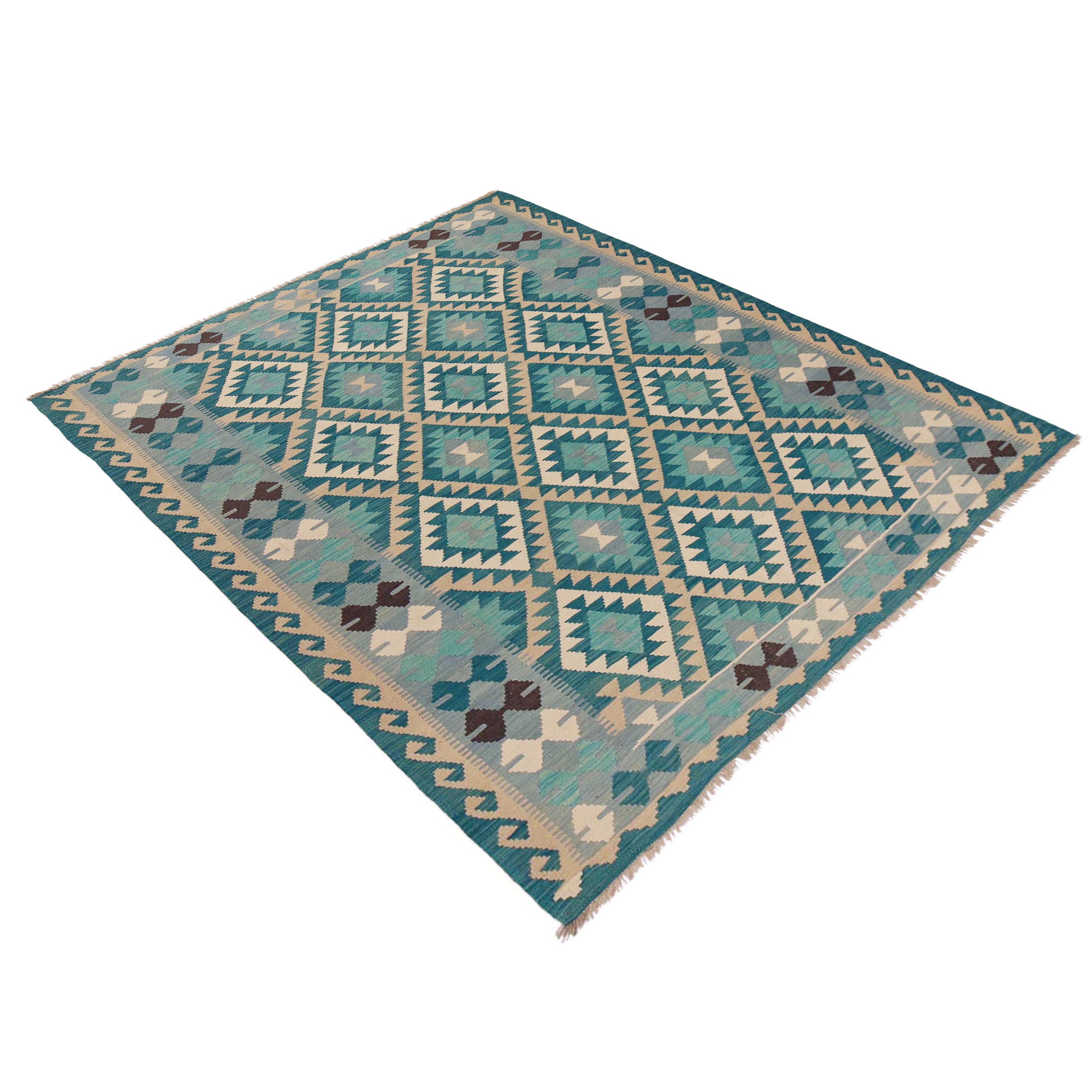 Handmade Wool Area Rug 178 x 240 cm (ID P36145)