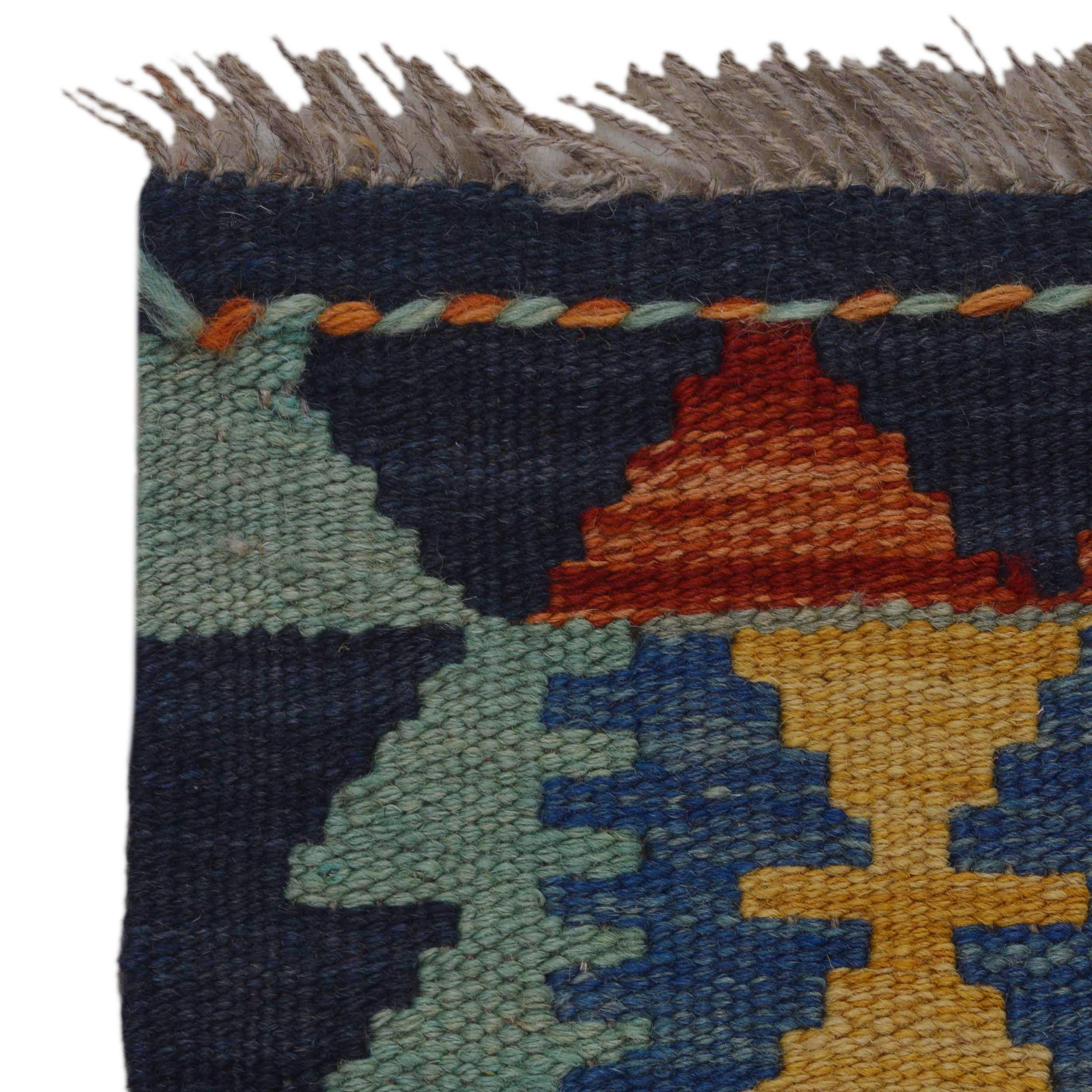 Handmade Wool Kilim Rug 105 x 150 cm (ID P36262)