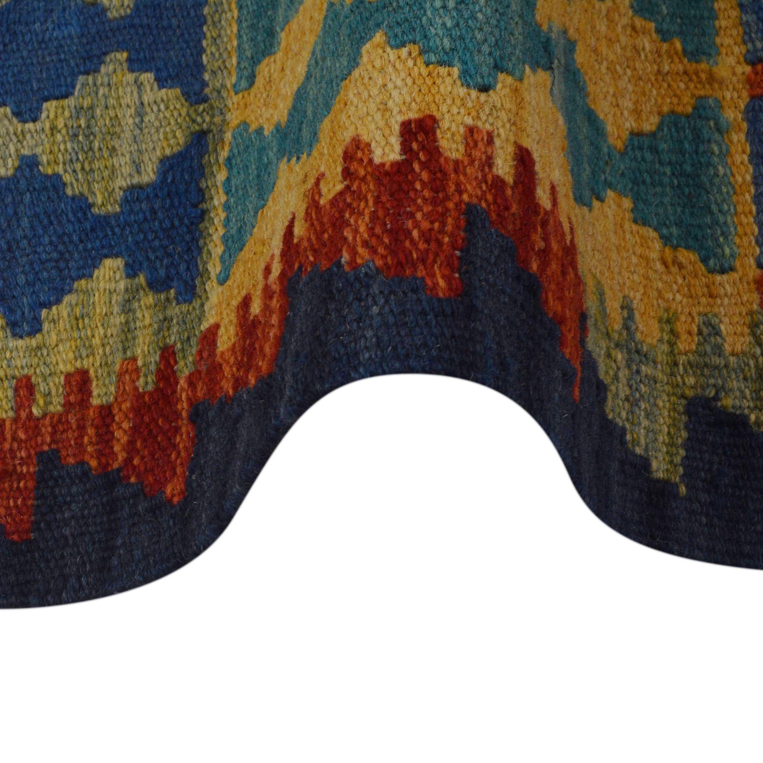 Handmade Wool Kilim Rug 105 x 150 cm (ID P36262)