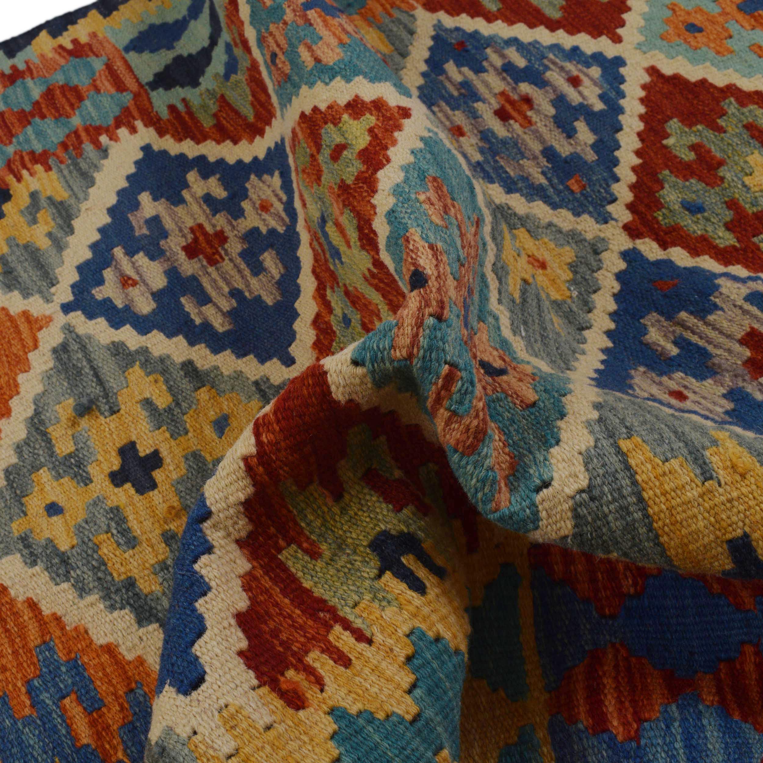 Handmade Wool Kilim Rug 105 x 150 cm (ID P36262)