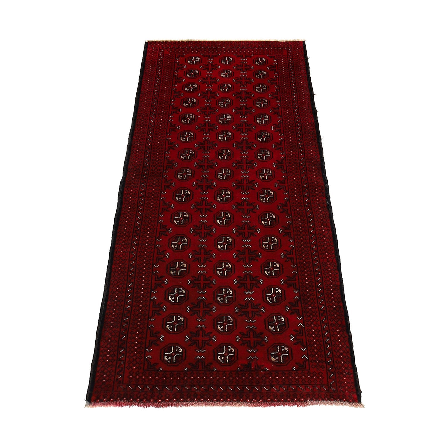 Handmade Bokhara Wool Runner 80 x 191 cm (ID 24134)