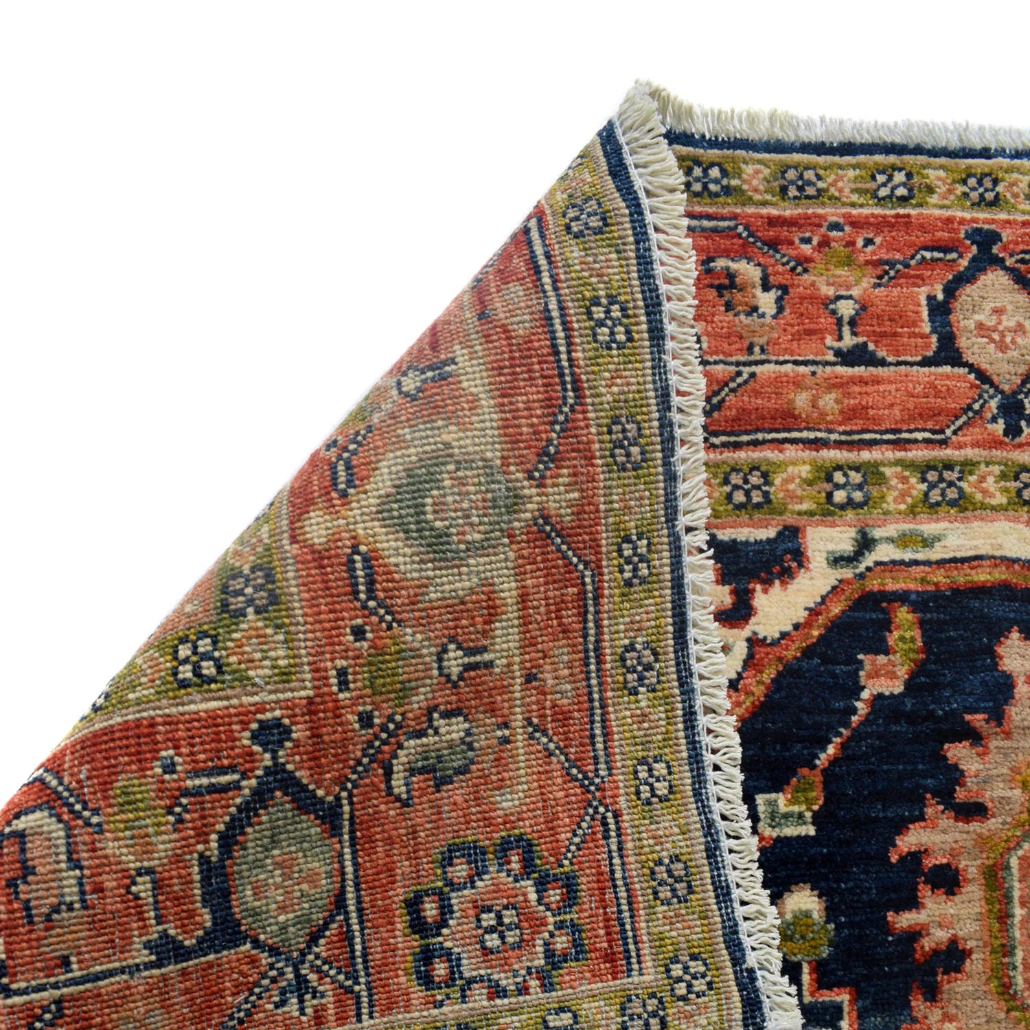 Hand Knotted Persian Design Heriz Rug 124 x 182 (cm) - No. R24373