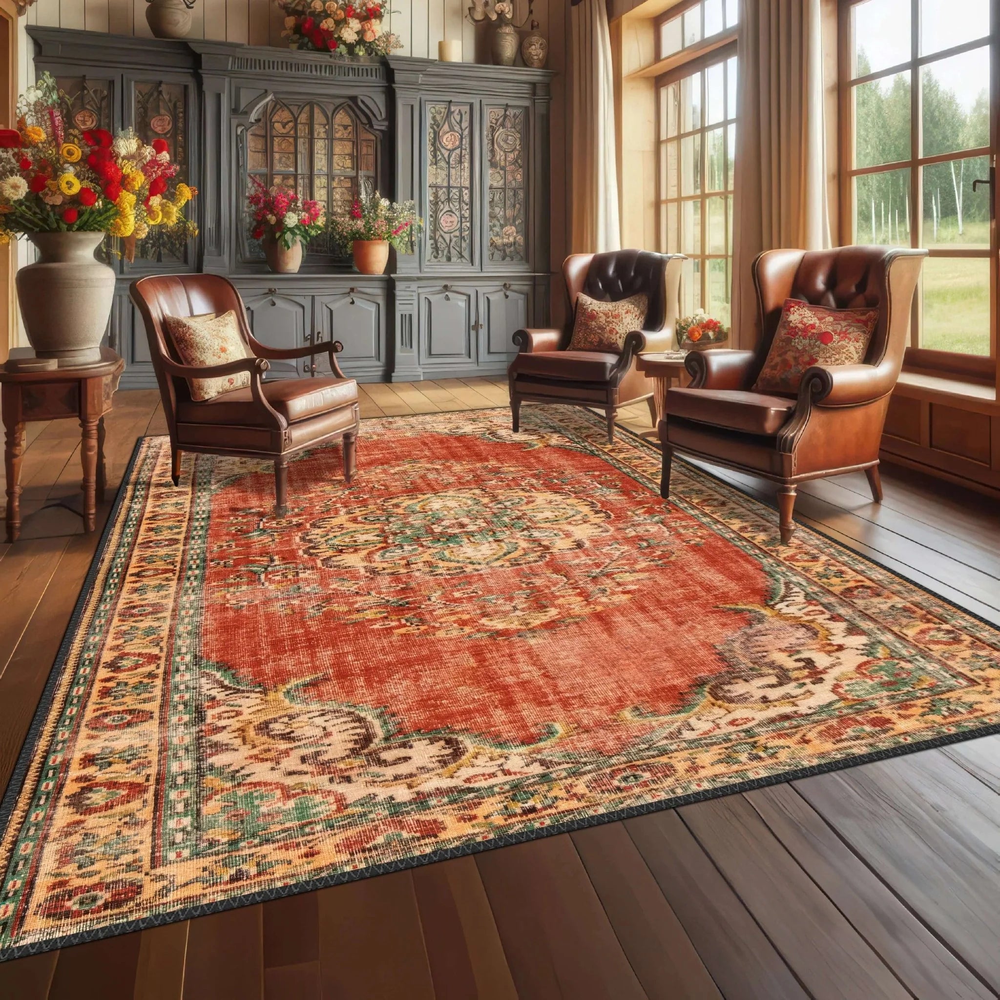 Oriental Medallion Rug - Aladdinrugs