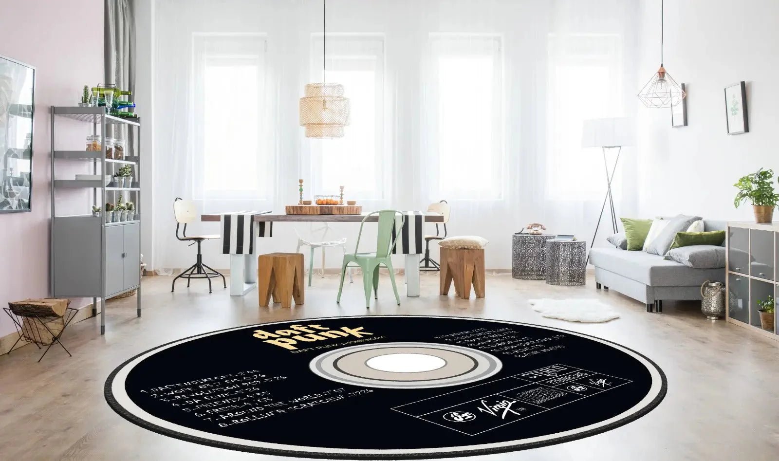 Daft Punk CD Rug - Aladdinrugs