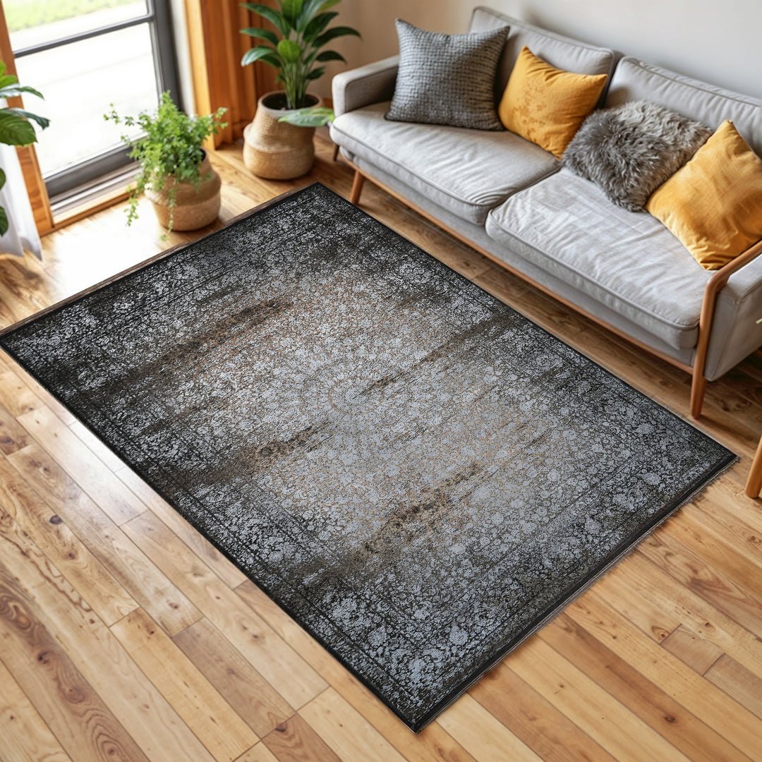 Heaven Distressed Floral Rug – Light Luxury Finish - 247 - Aladdinrugs