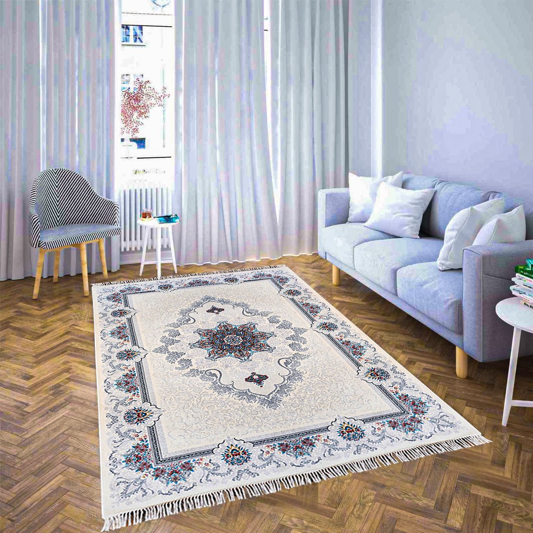 Convivial Cream Persian Area Rug - Aladdinrugs