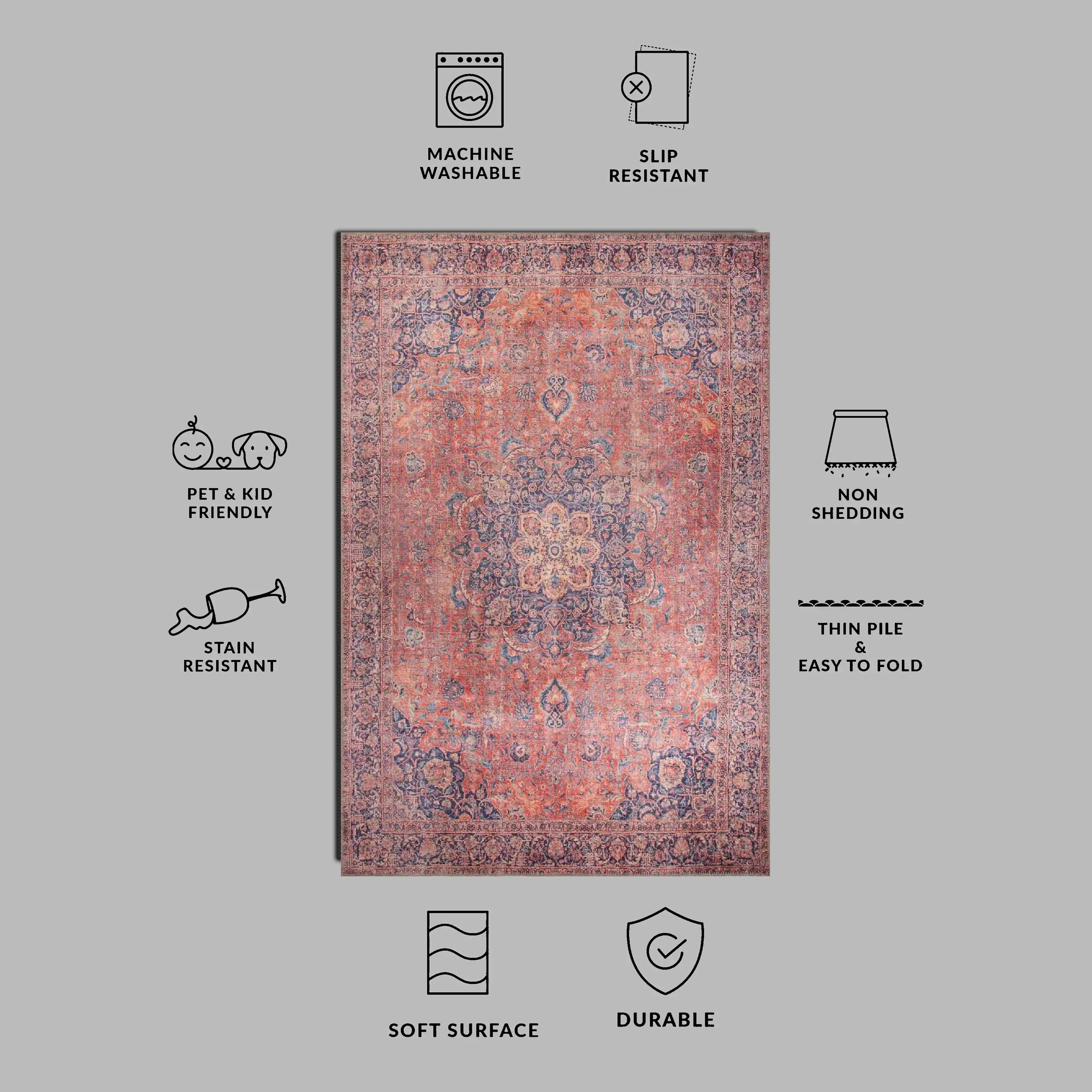 Pink Persian Rug - Aladdinrugs