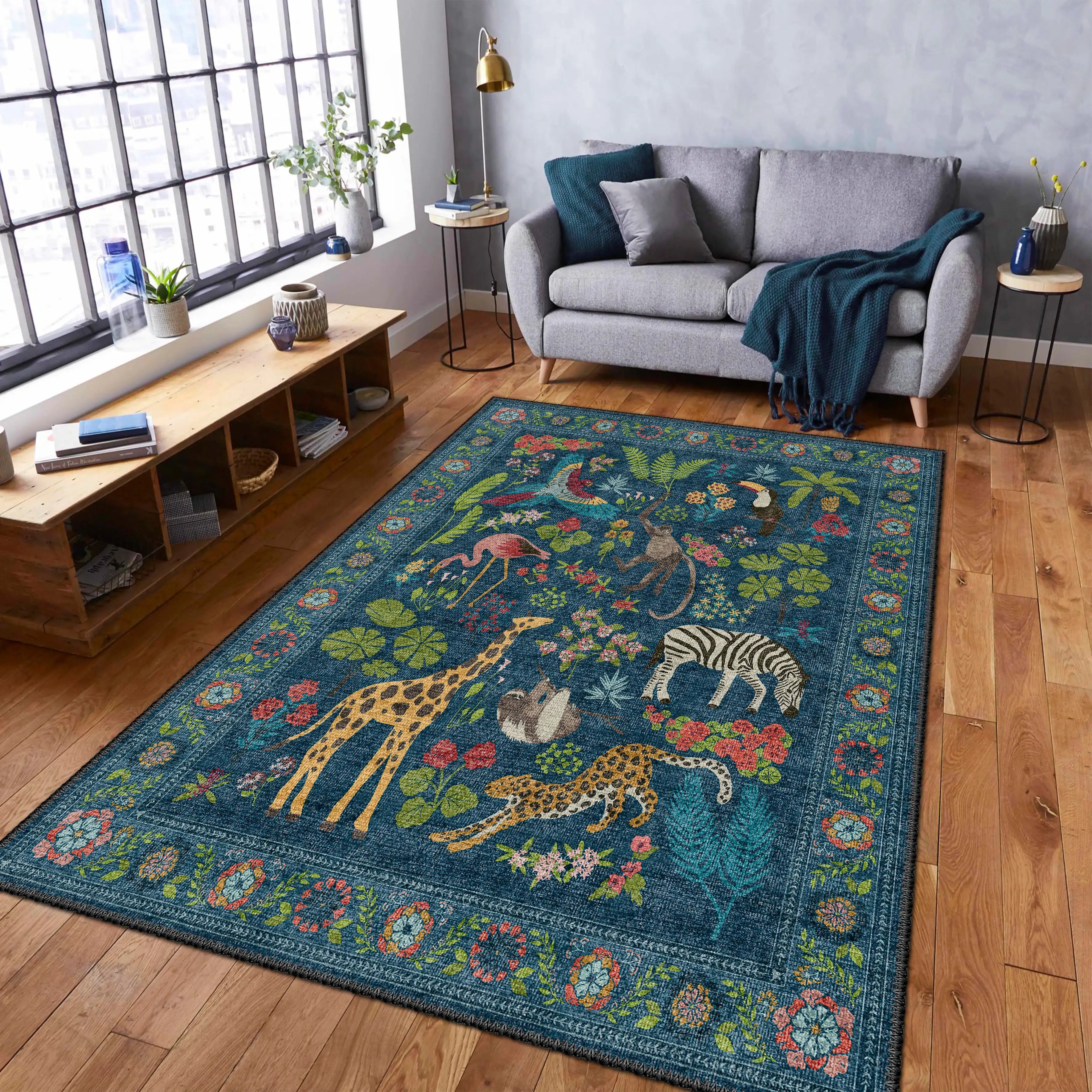 Safari Wildlife Carpet - Aladdinrugs
