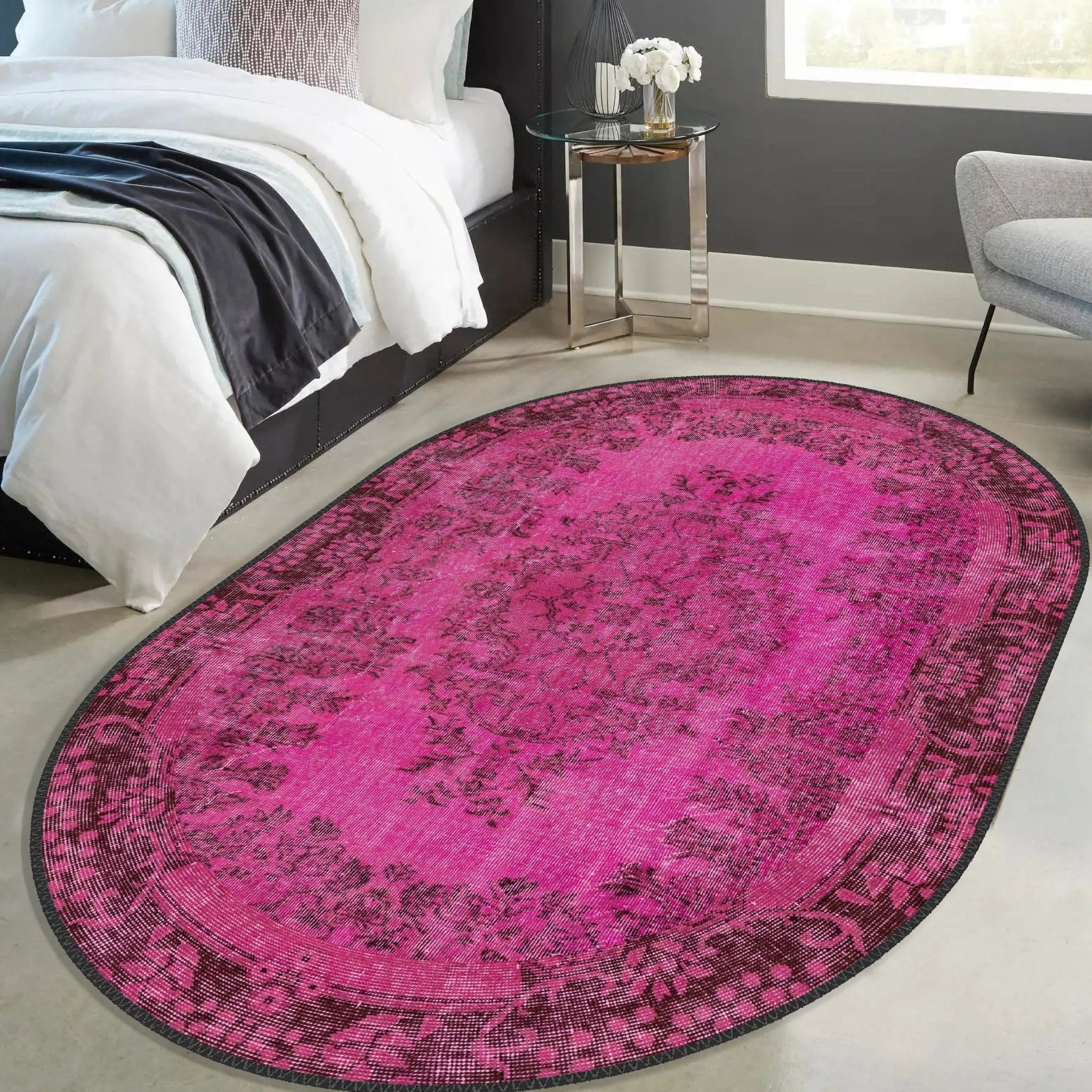 Turkish Pink Runner - Aladdinrugs