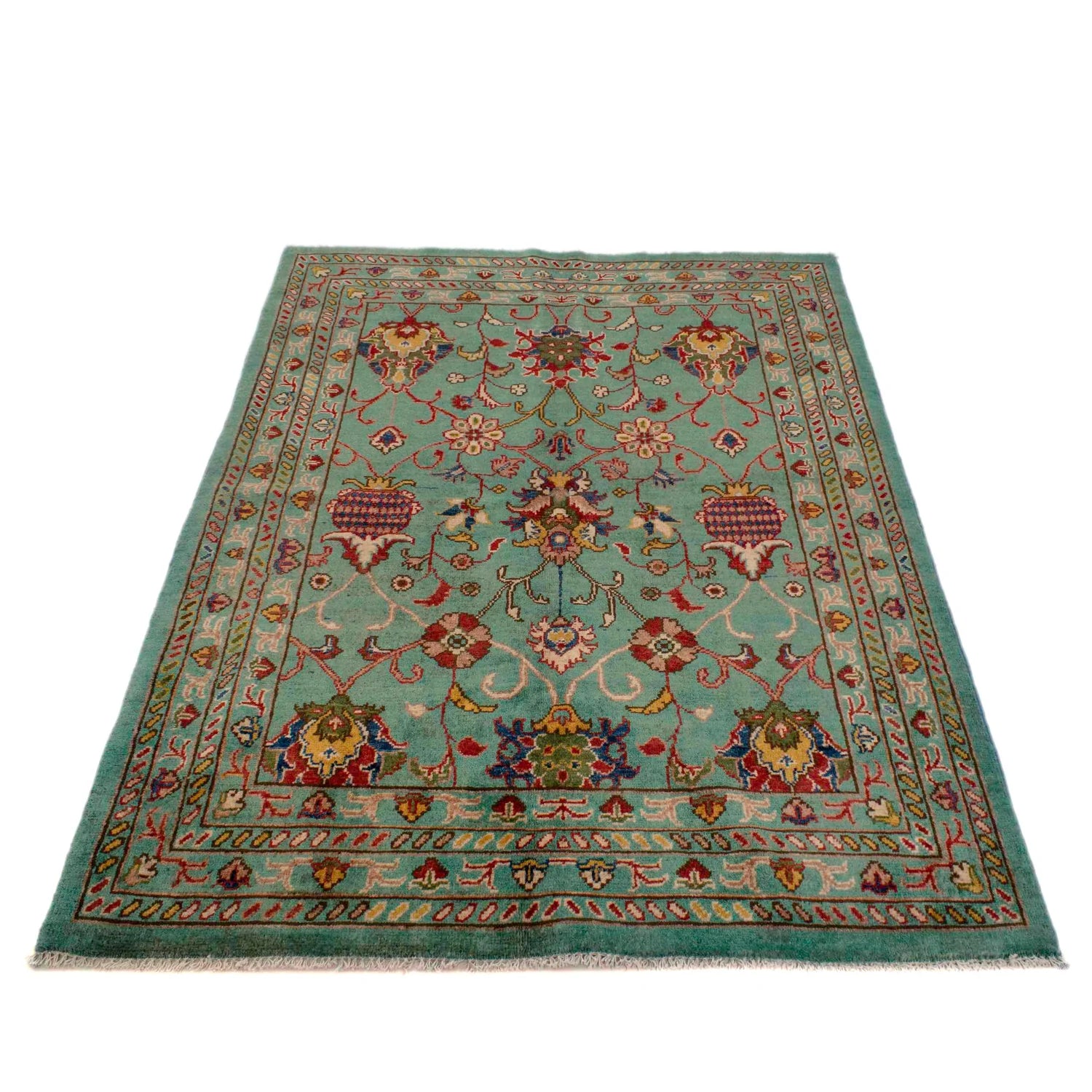 Handmade Tree of Life Rug 120 x 176 (cm) - No. W34054