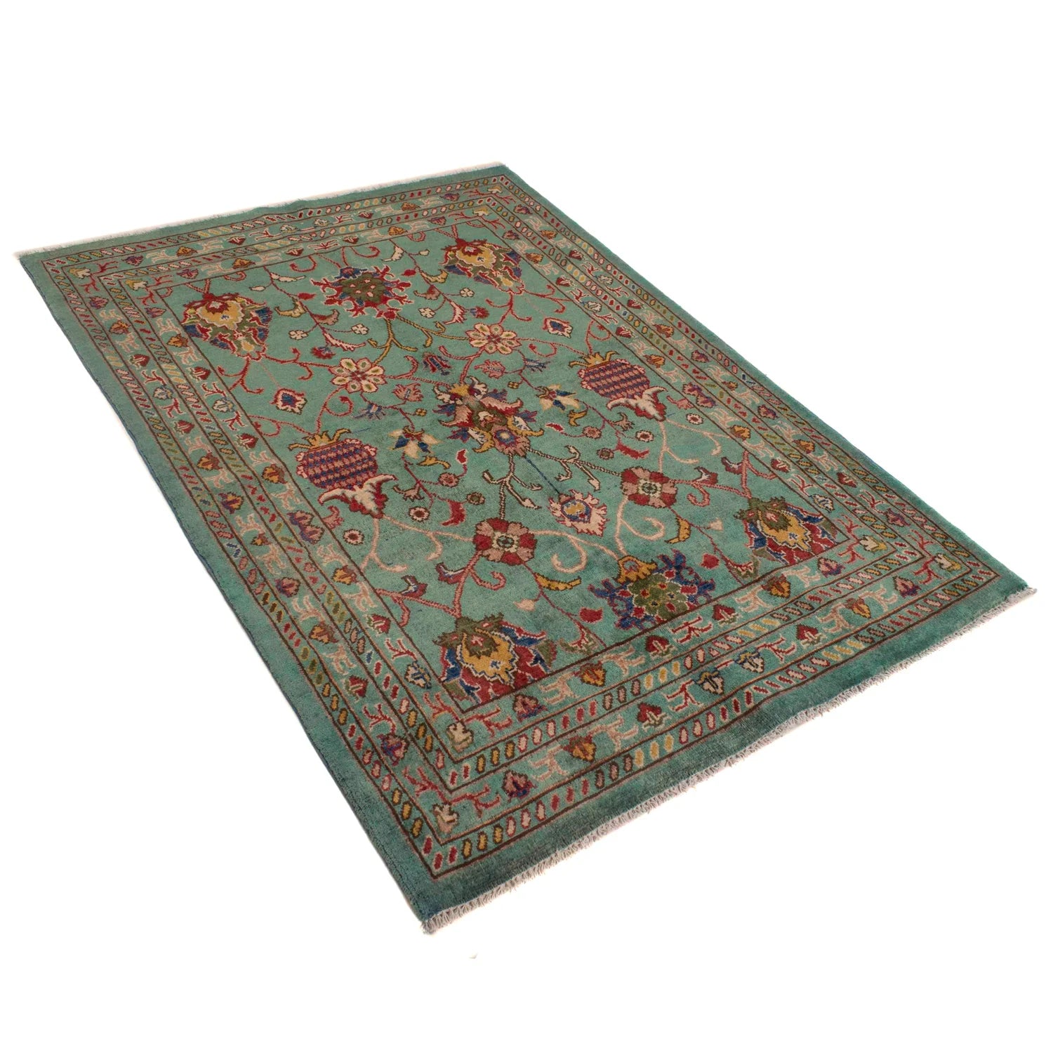 Handmade Tree of Life Rug 120 x 176 (cm) - No. W34054