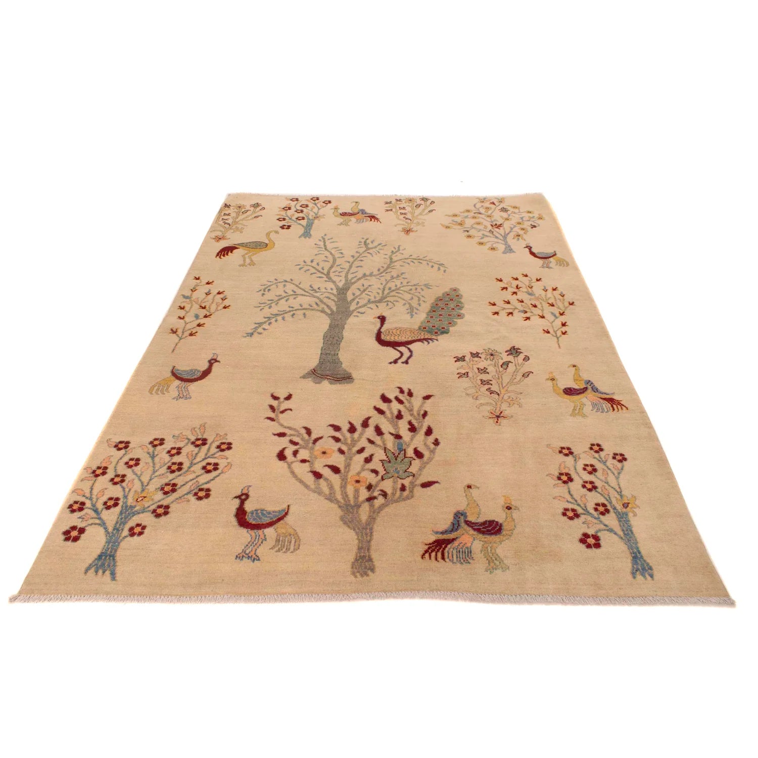Hand-Knotted Tree of Life Carpet 163 x 247 (cm) - No. W34062