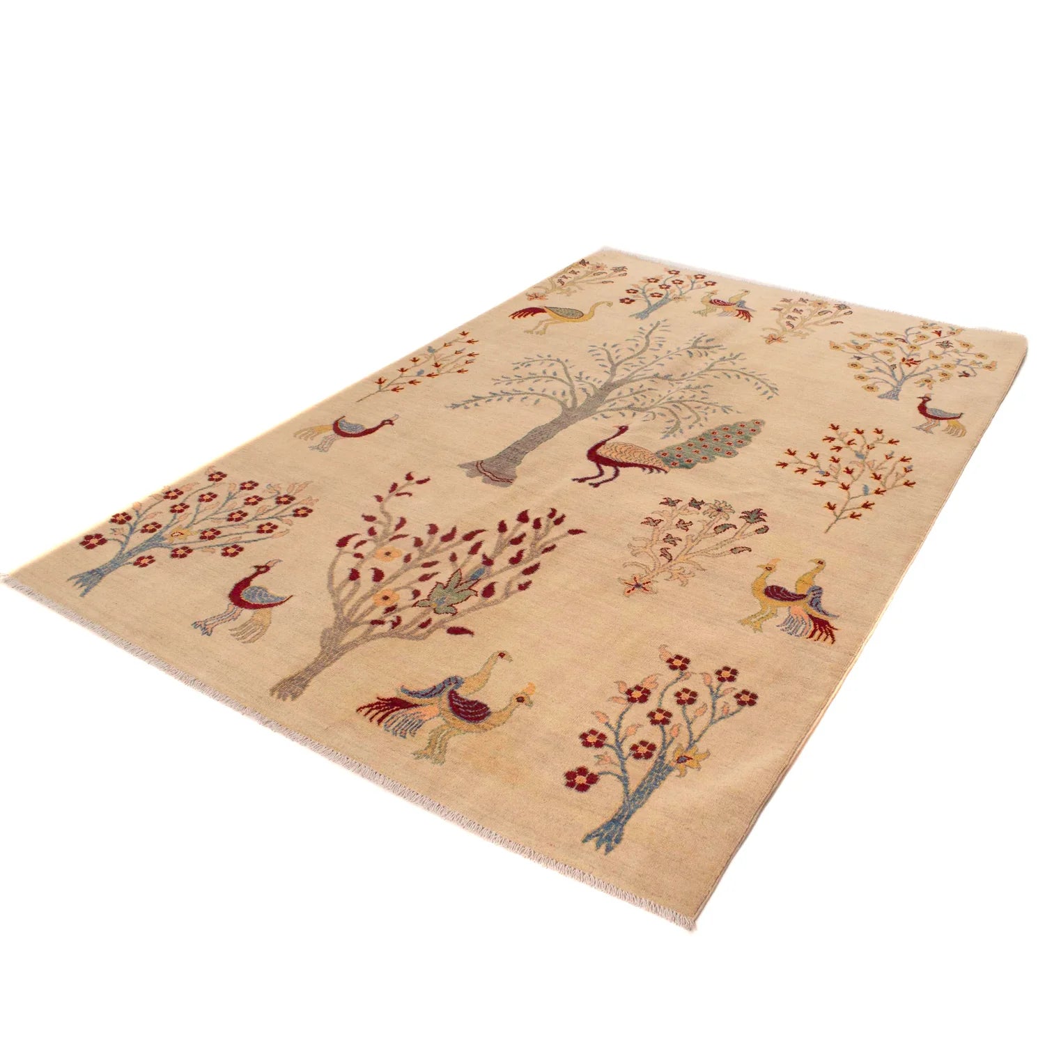 Hand-Knotted Tree of Life Carpet 163 x 247 (cm) - No. W34062