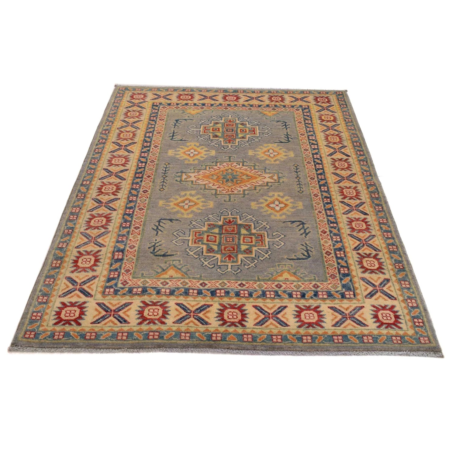 Hand Knotted Kazak Rug 126 x 180 (cm) - No. W34063
