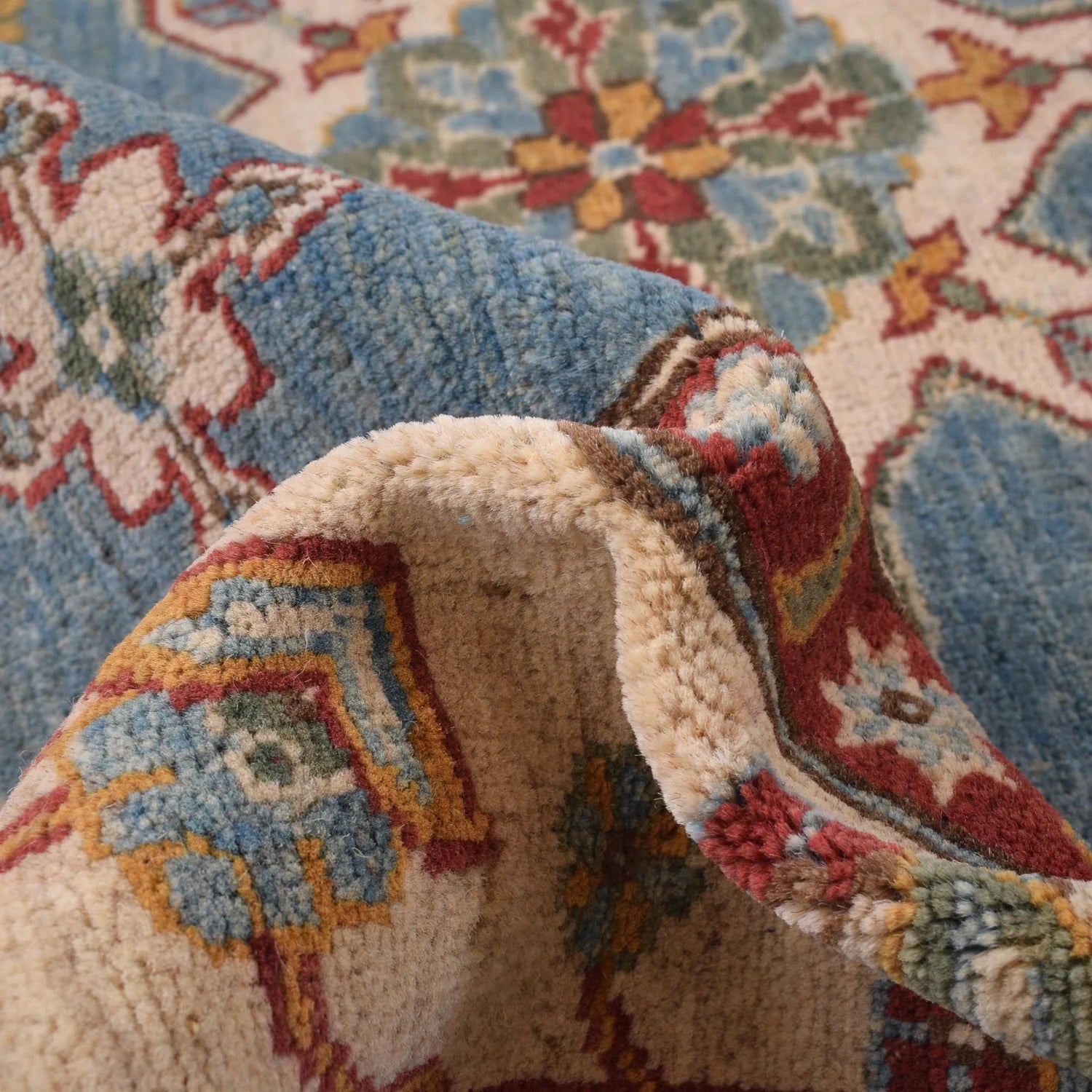 Blue Color Kazak Carpet 200 x 283 (cm) - No. W34076