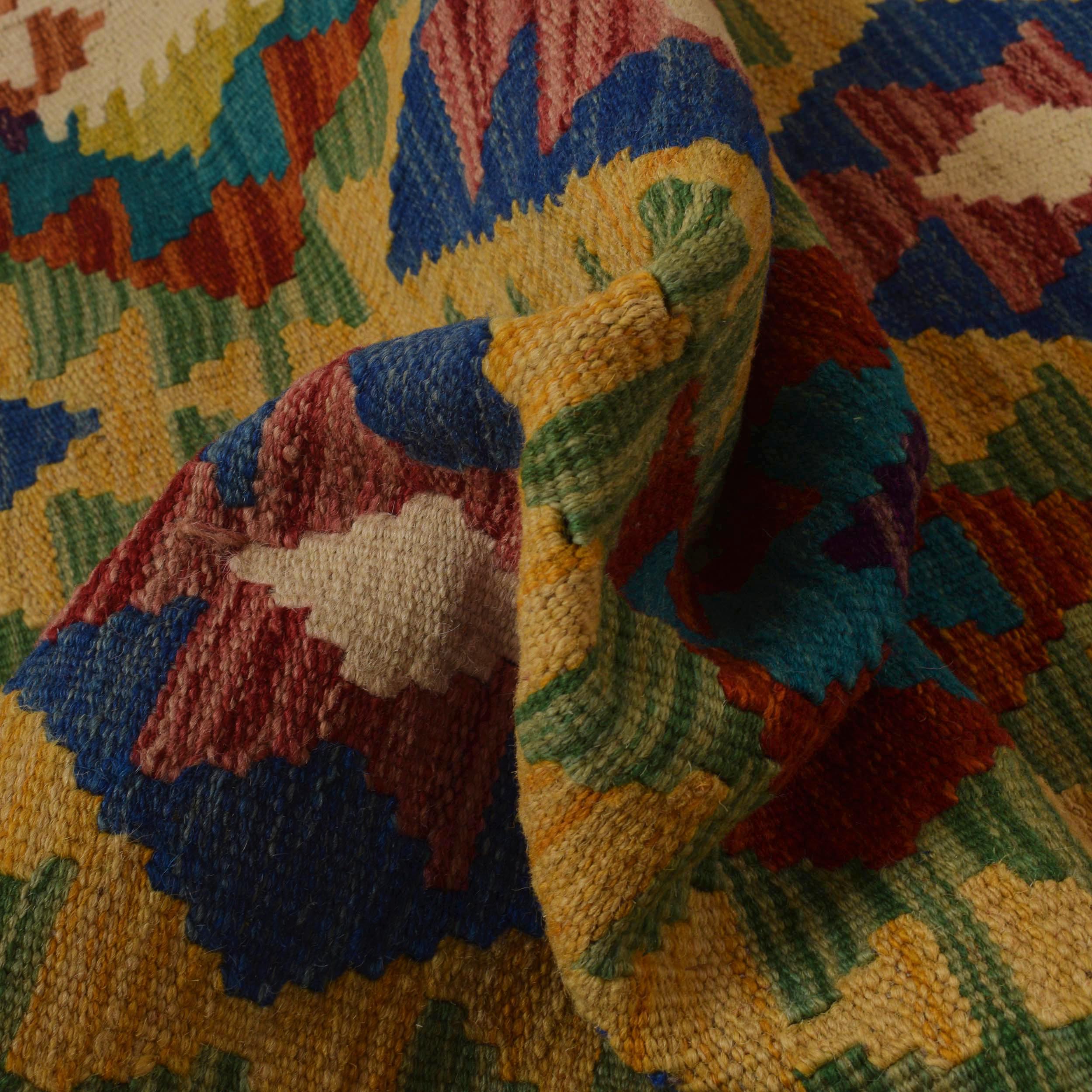 Vegetable Kilim Runner Rug 72x202 cm Carpet W35543