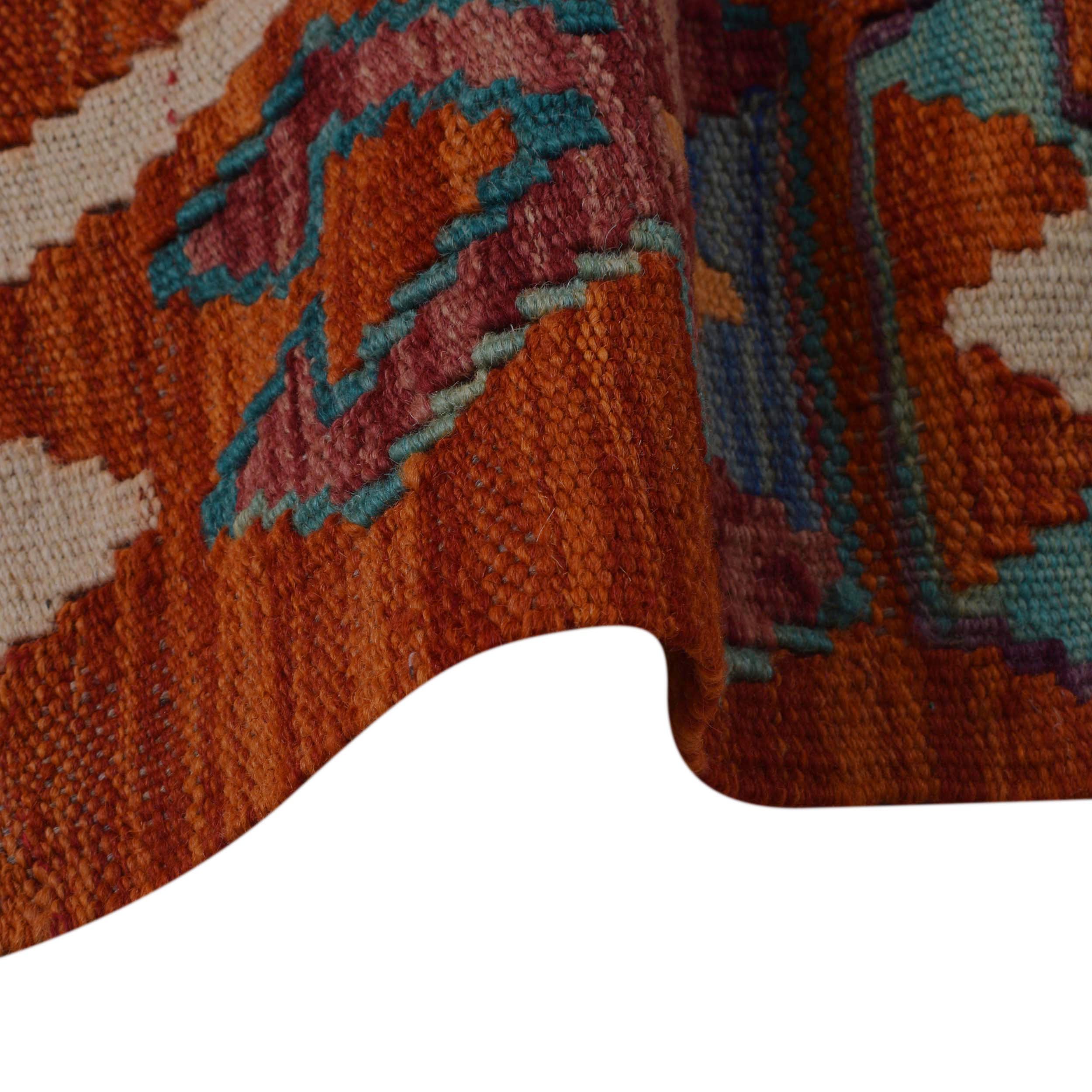 Handmade Vegetable Kelim 6' 0" x 8' 5" (ft) - No. W35934