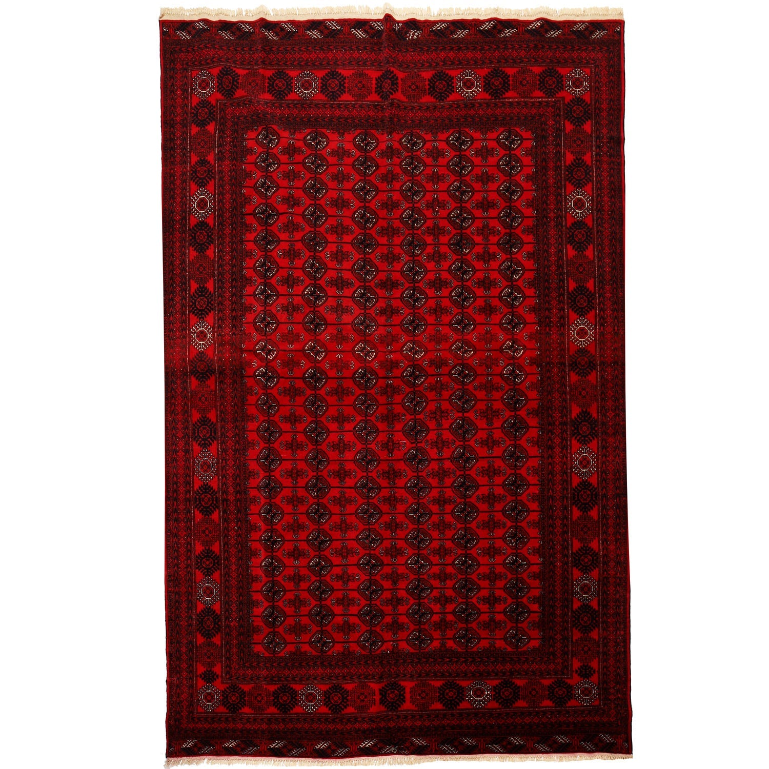 Handmade Wool Bokhara Rug 192 x 292 cm (ID Y14711)