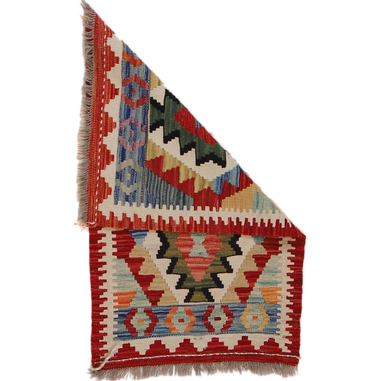 Handmade Natural Wool Kilim Rug 60 x 96 cm– No. Y31908